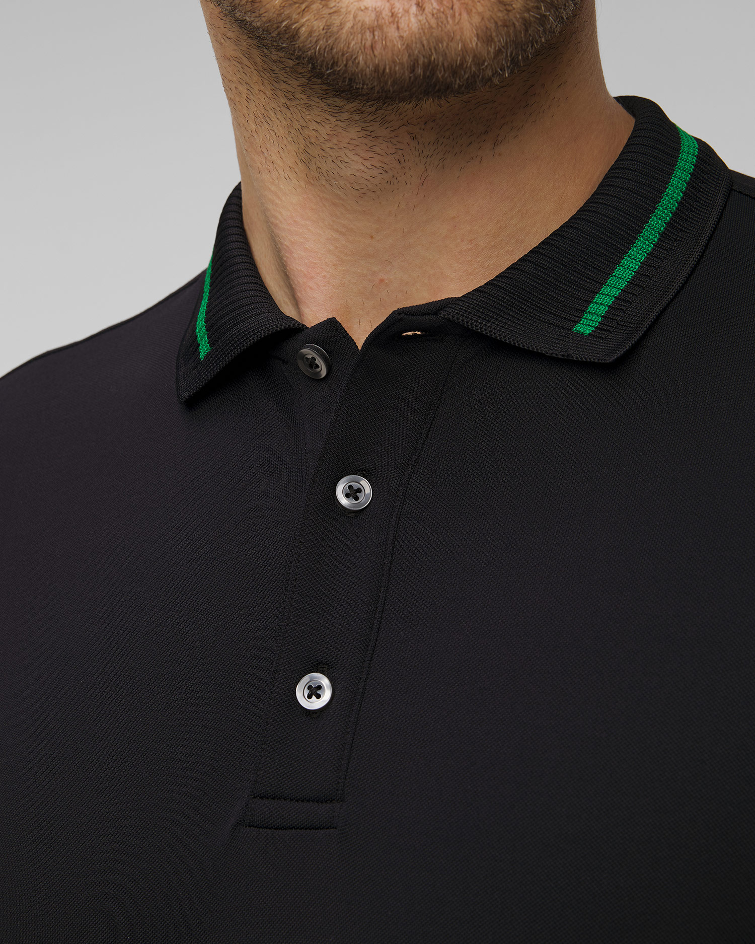 Men's long sleeve polo Chervo Abbazia