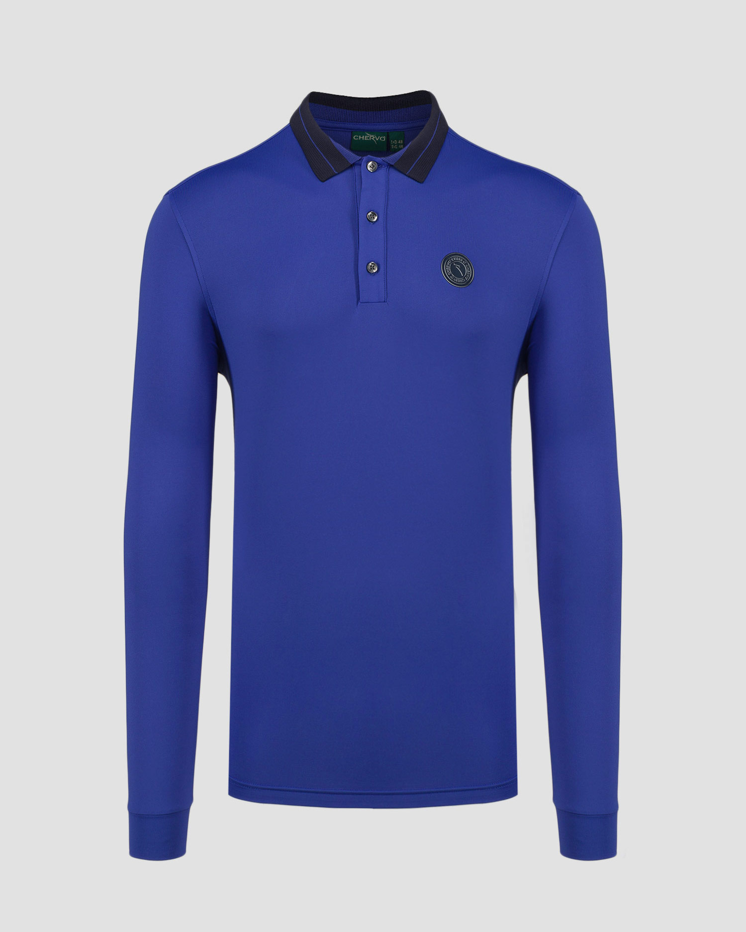 Men's long-sleeved polo Chervo Affranto