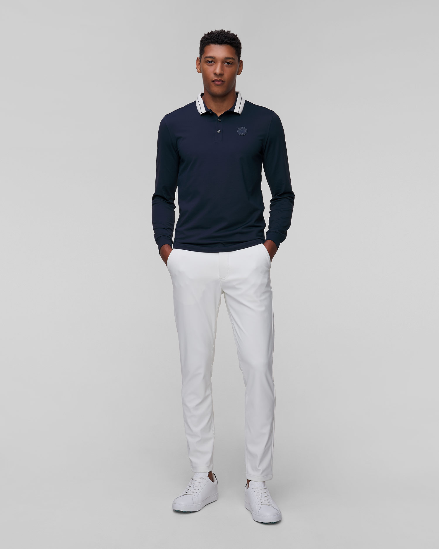 Polo à manches longues pour hommes Chervo Affranto 