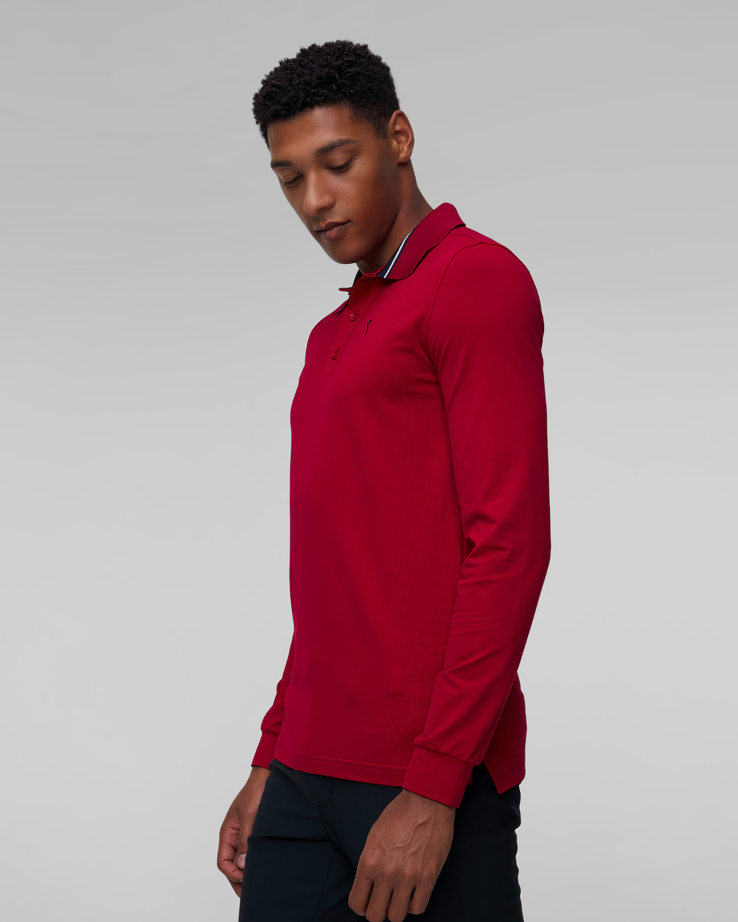 Men's long-sleeved polo Chervo Aromatico