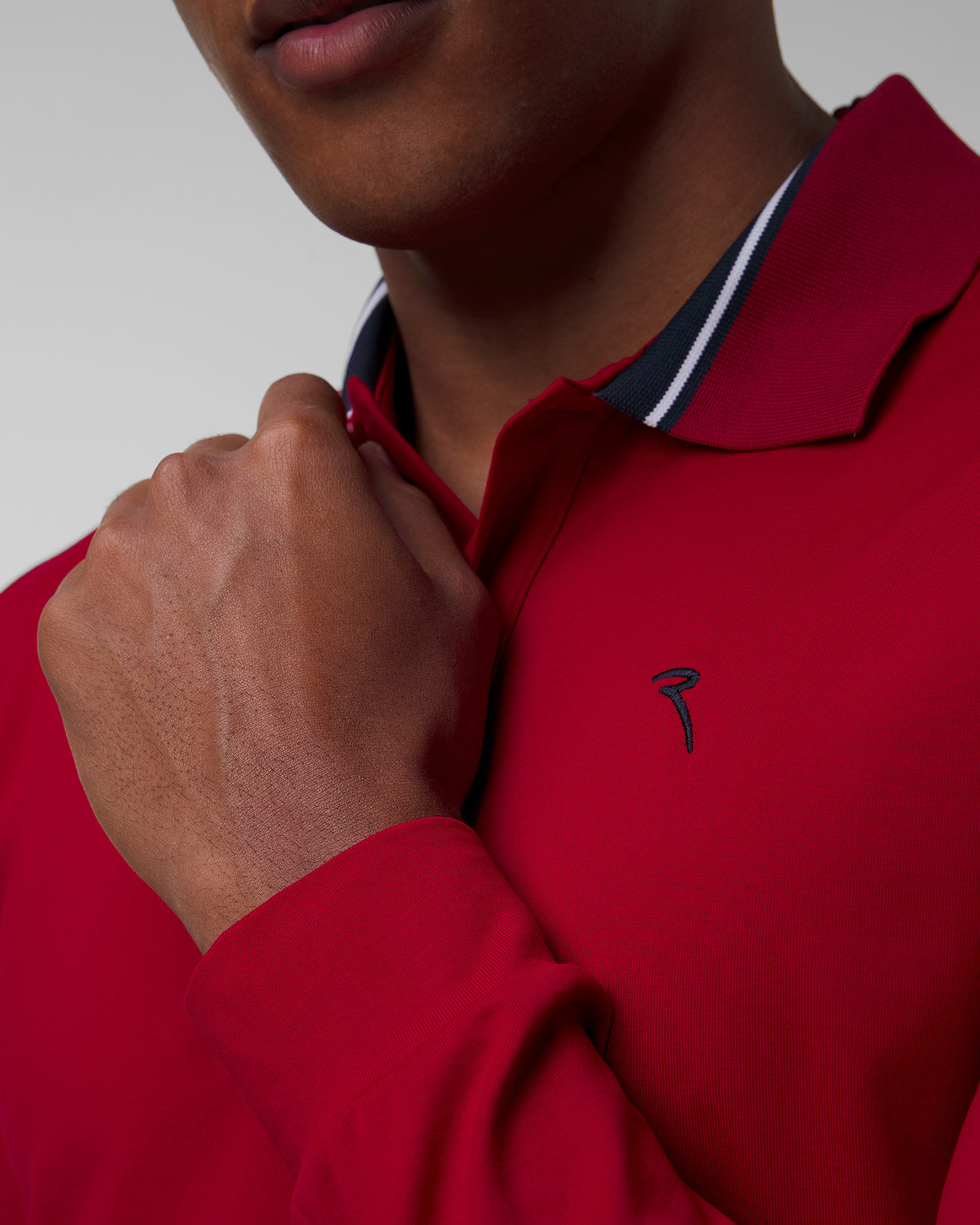 Men's long-sleeved polo Chervo Aromatico