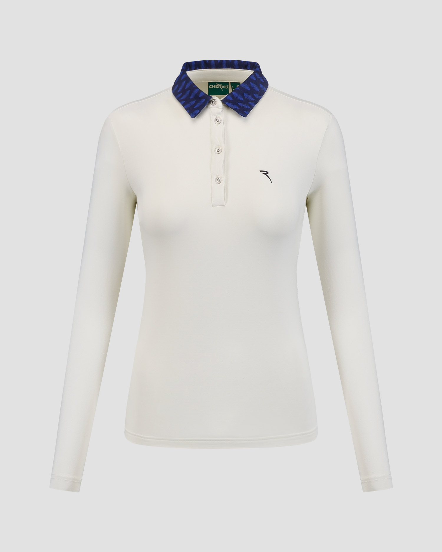 Women's long sleeve polo Chervo Affine