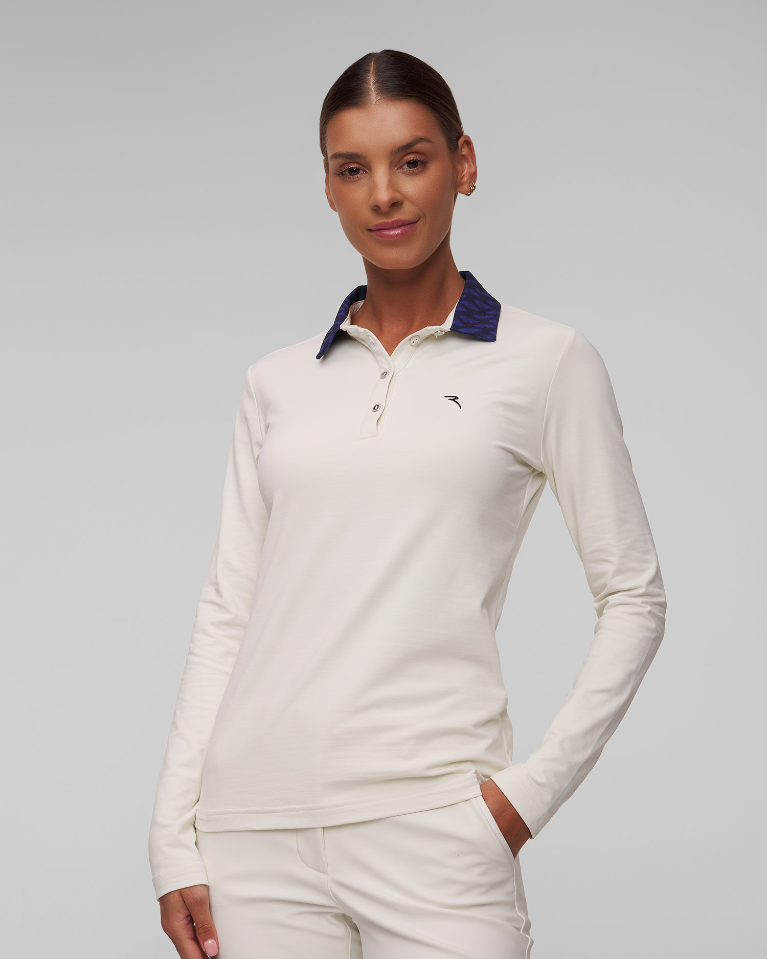 Chervo Affine Langarm-Poloshirt für Damen