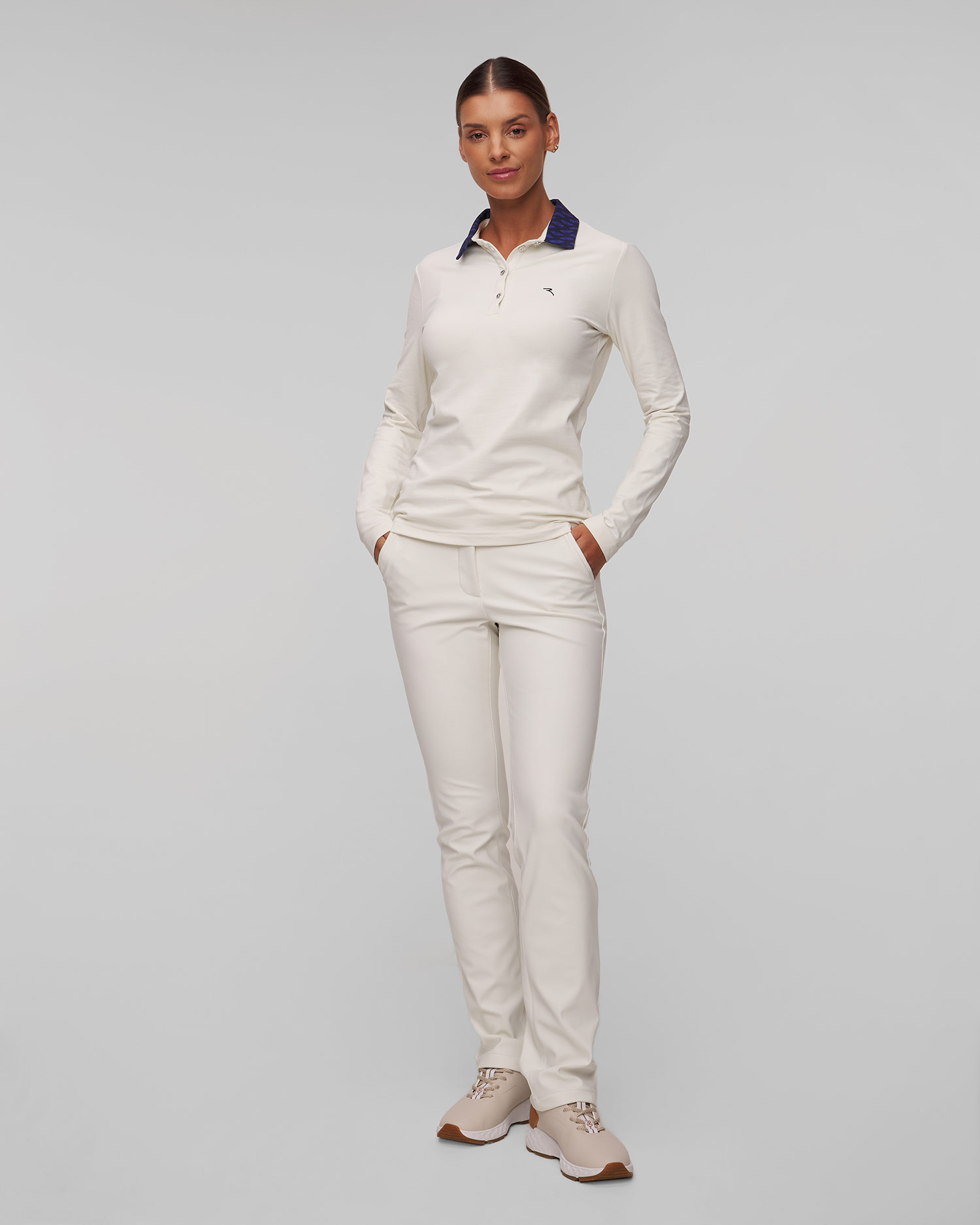 Chervo Affine Langarm-Poloshirt für Damen