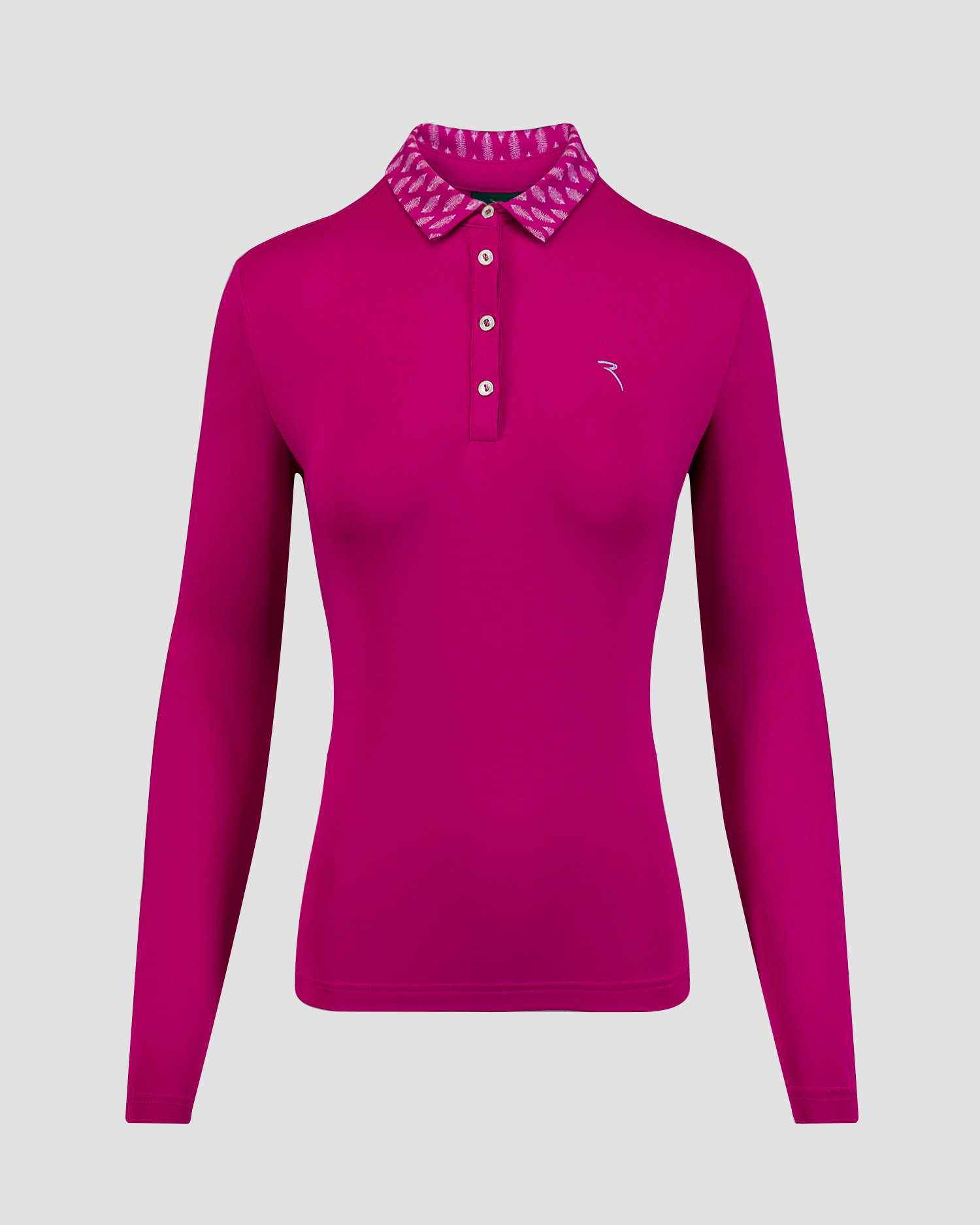 Women's long sleeve polo Chervo Affine
