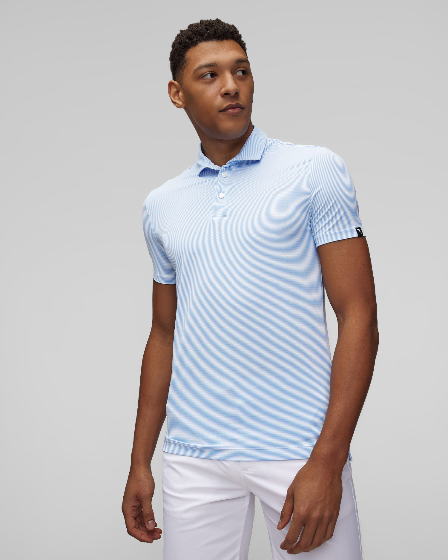 Prążkowane polo męskie Chervo Architetto