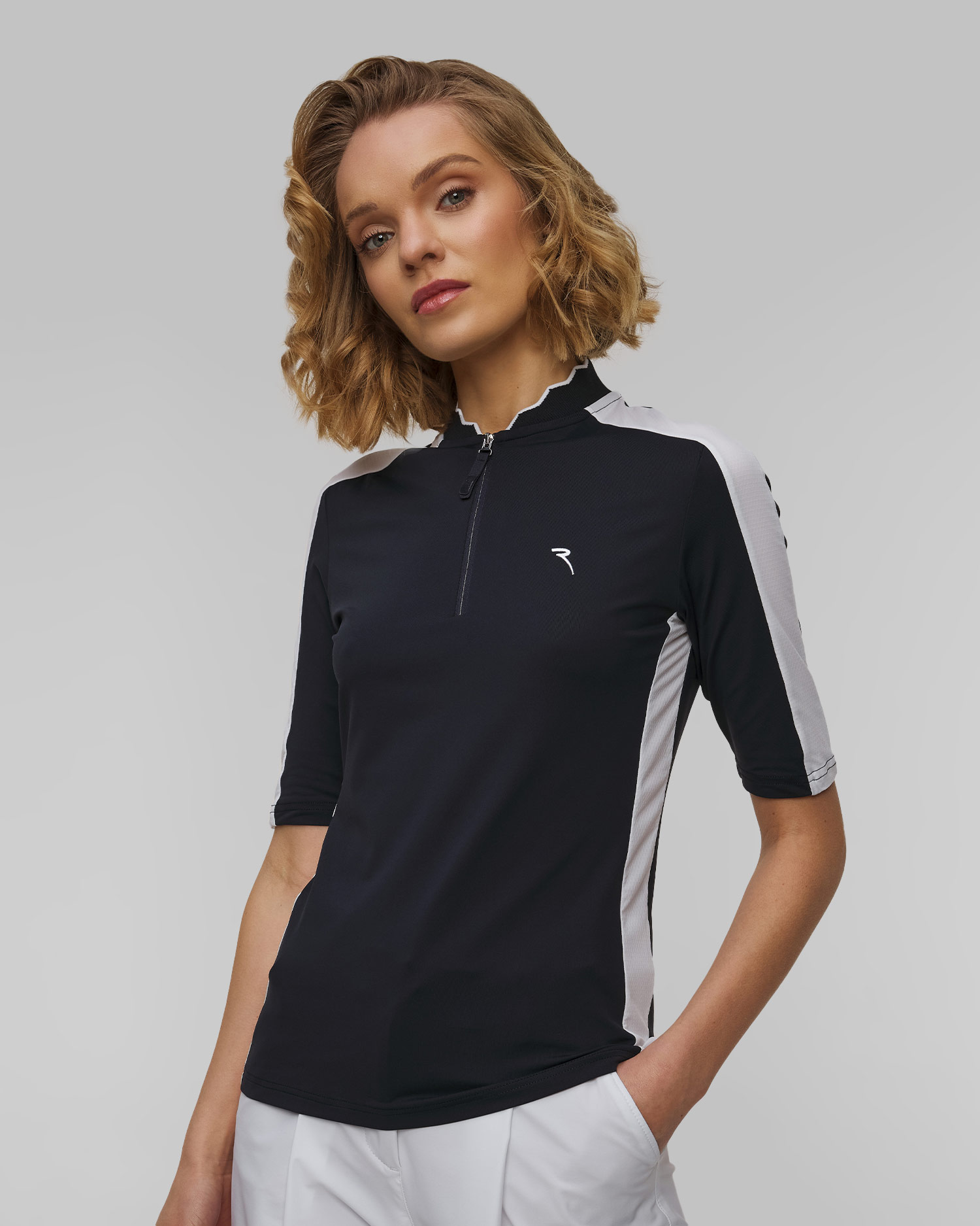Polo with 3/4 sleeves Chervo Alisia
