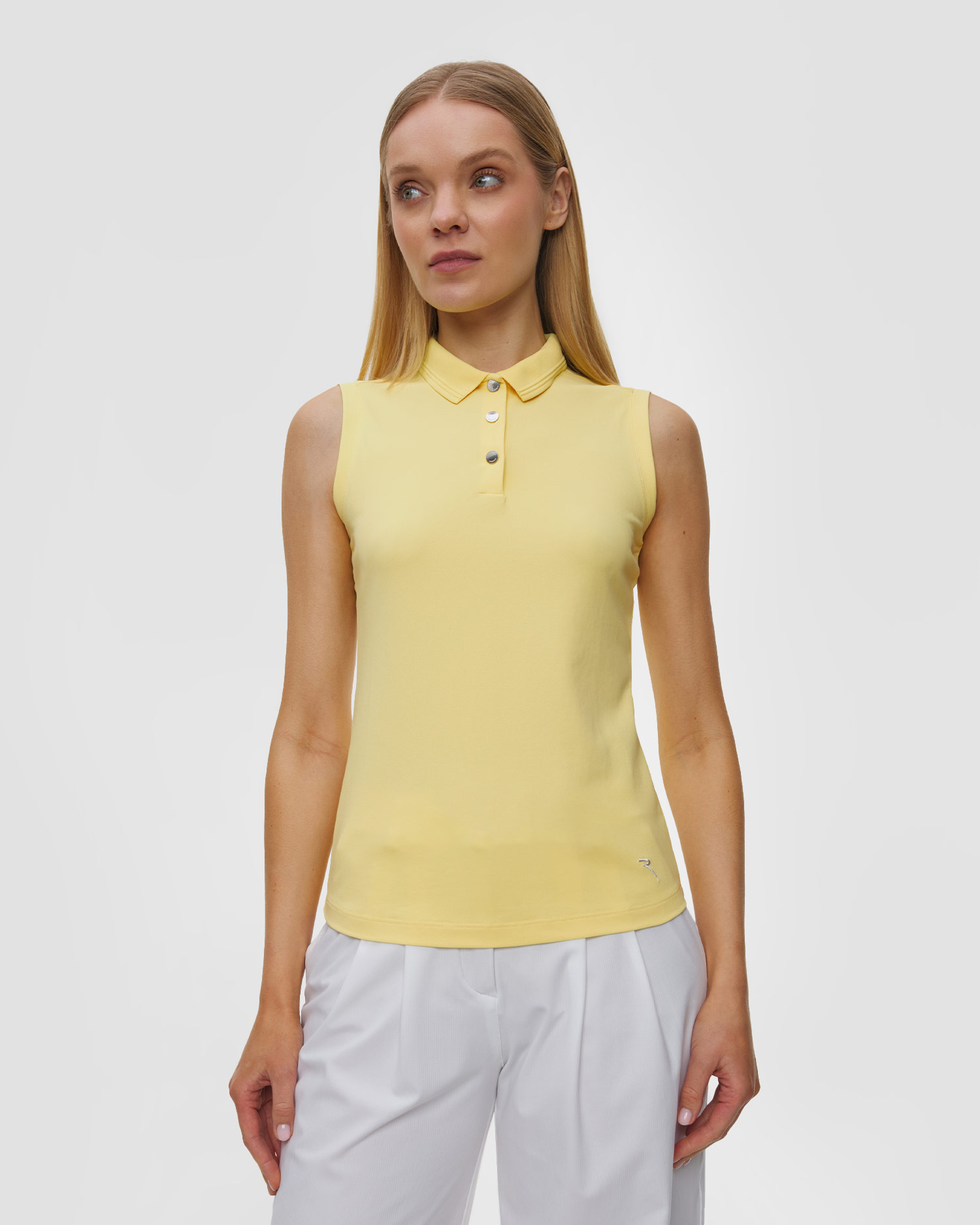 Polo damskie Chervo Arenata, Kolor/Wzór: Żółty