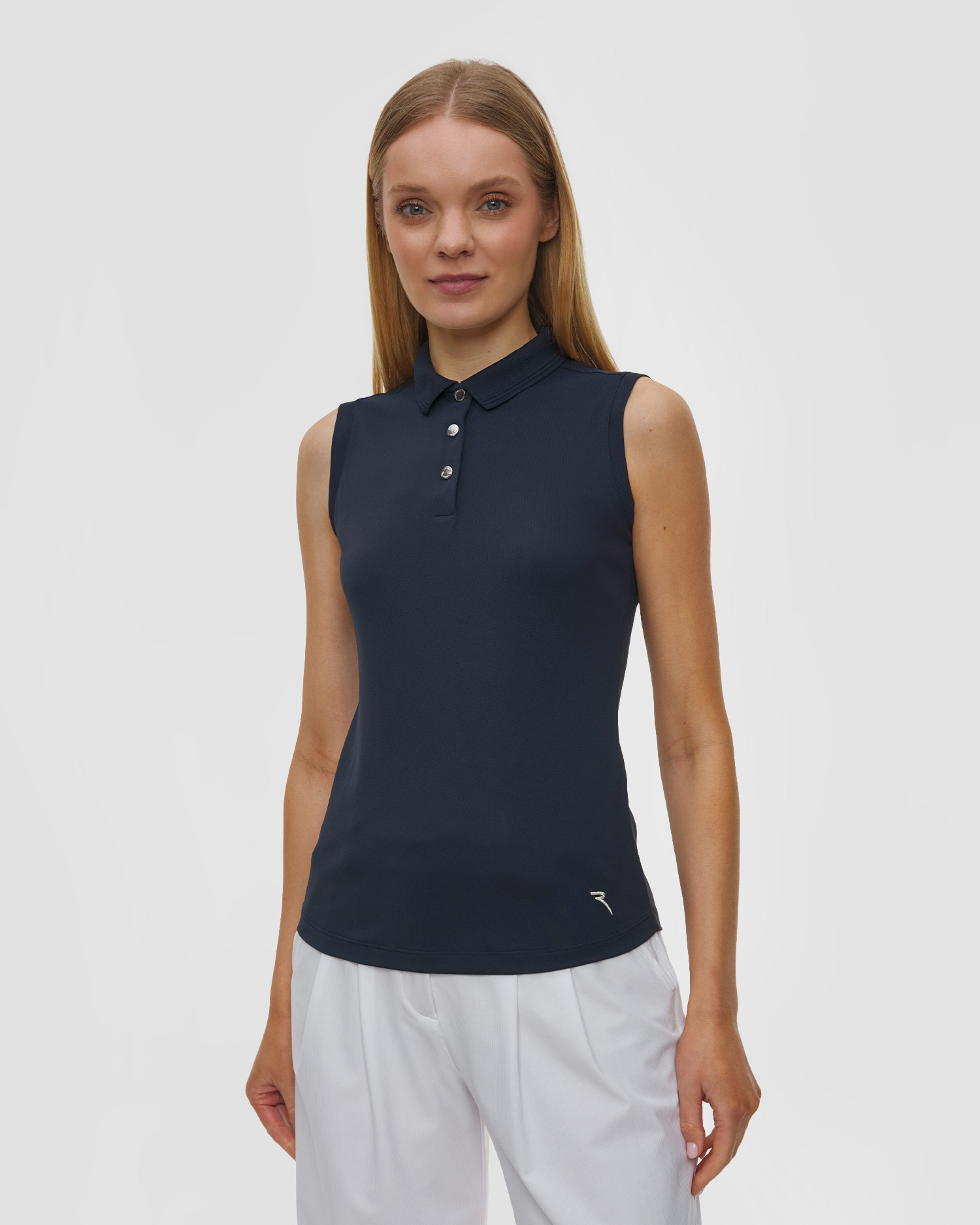 Polo damskie Chervo Arenata, Kolor/Wzór: Granatowy