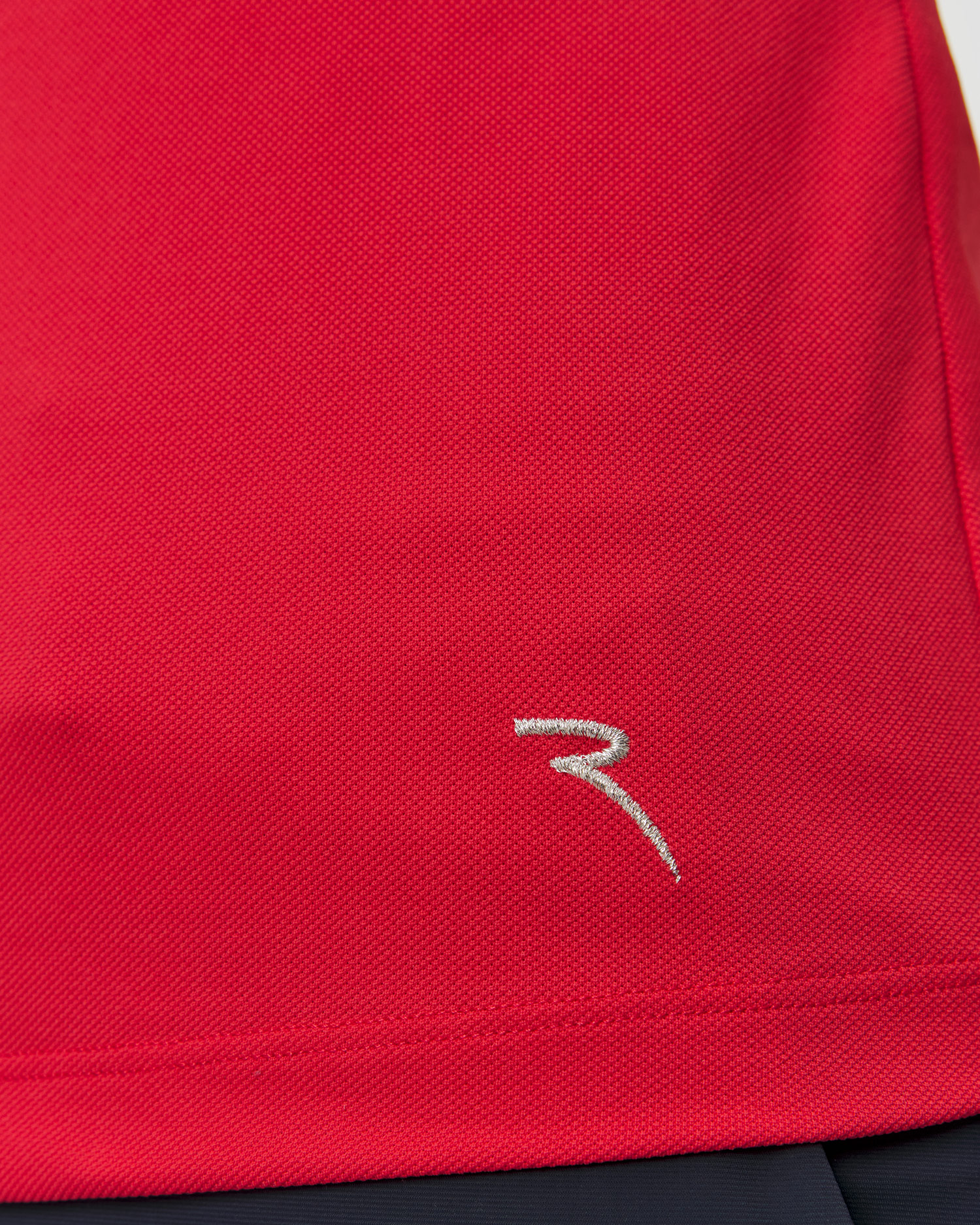 Women's red polo Chervo Arenata