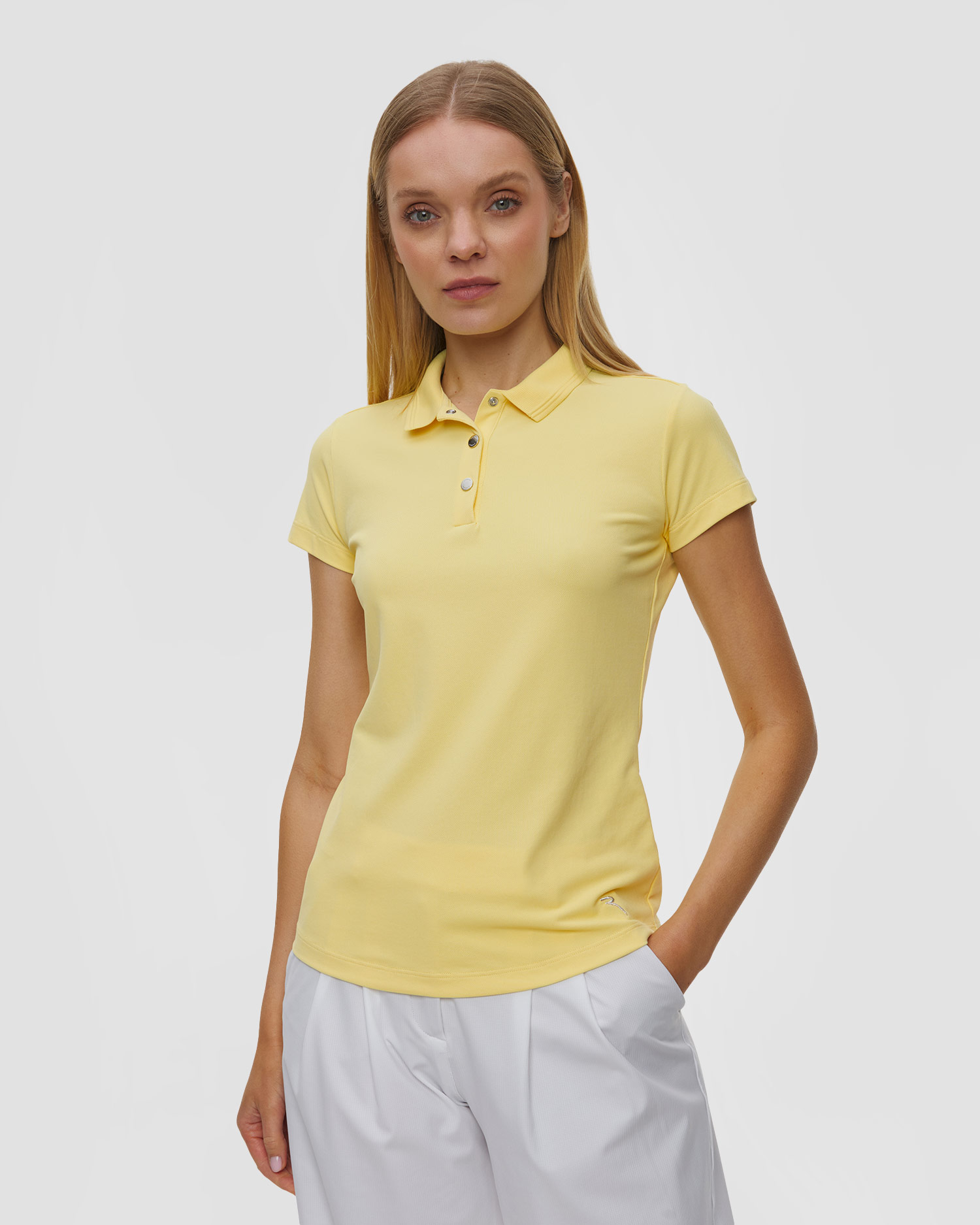 Women's polo Chervo Astrid, Color/Pattern: Żółty