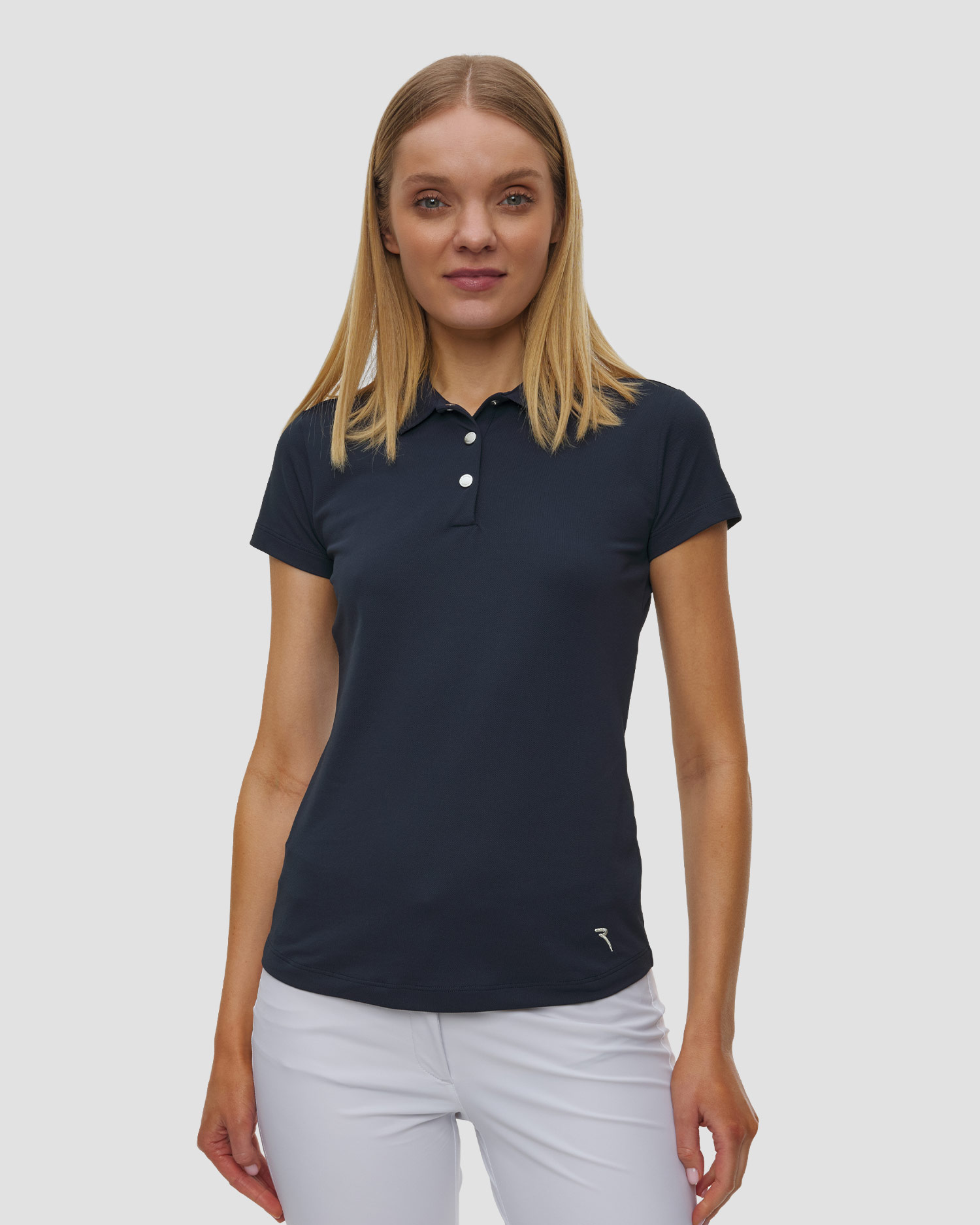 Polo damskie Chervo Astrid, Kolor/Wzór: Granatowy