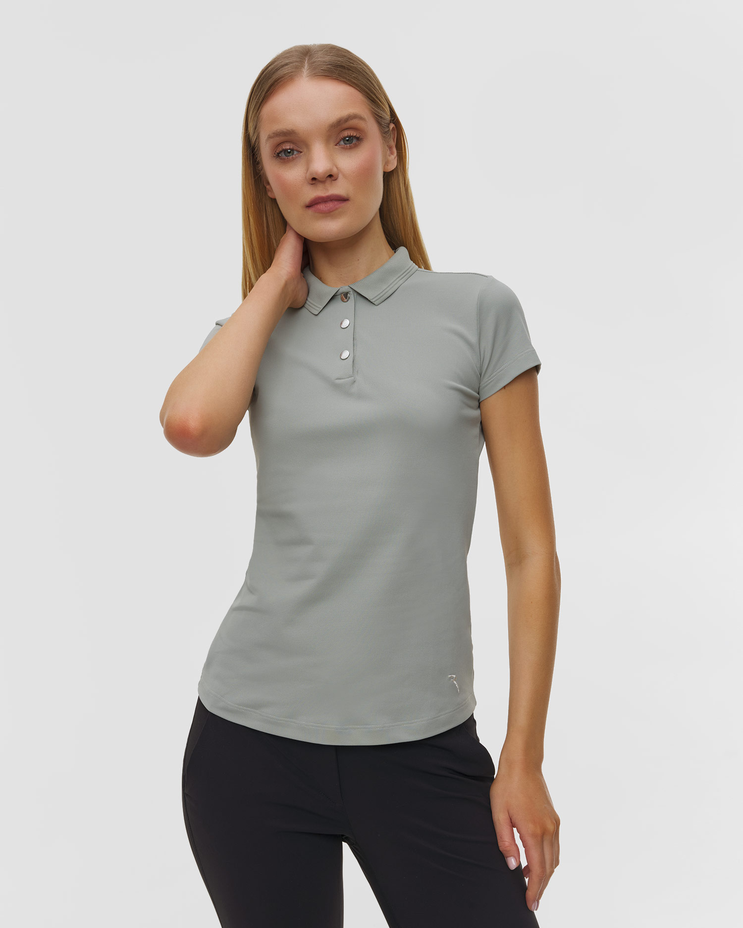 Polo damskie Chervo Astrid, Kolor/Wzór: Szary
