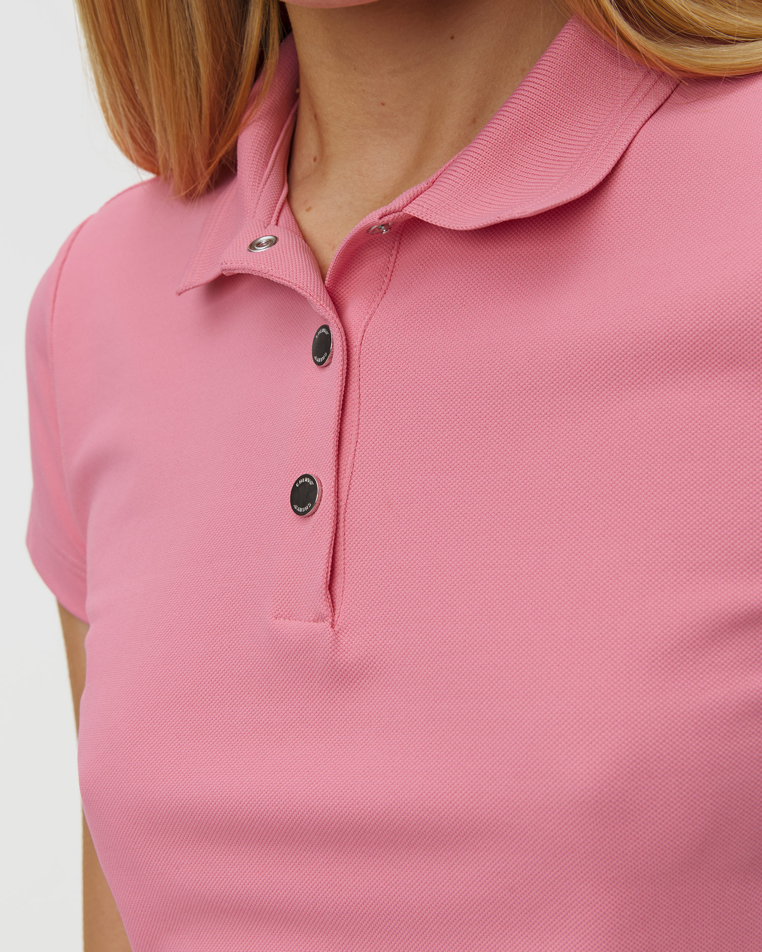 Różowe polo damskie Chervo Astrid