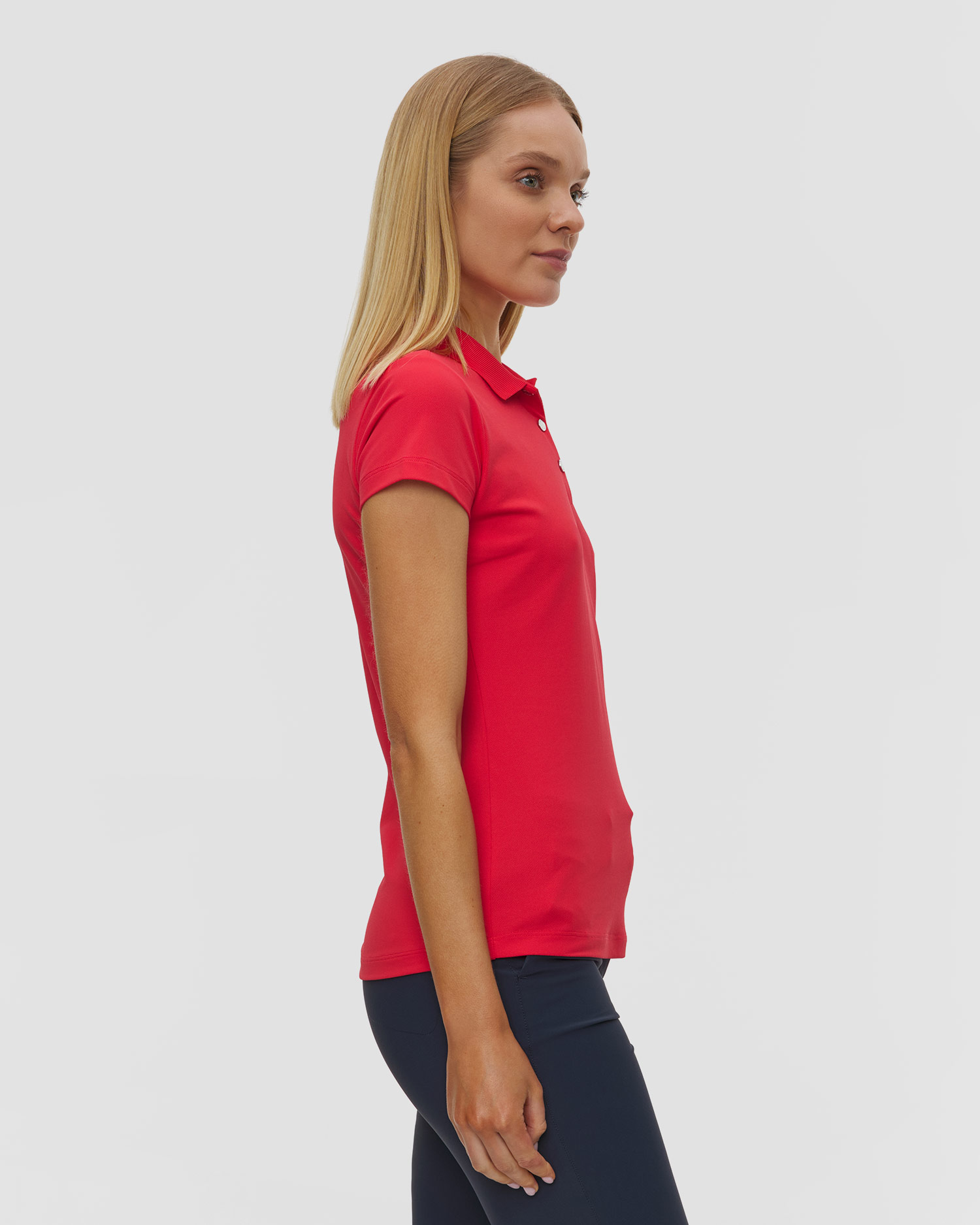 Czerwone polo damskie Chervo Astrid
