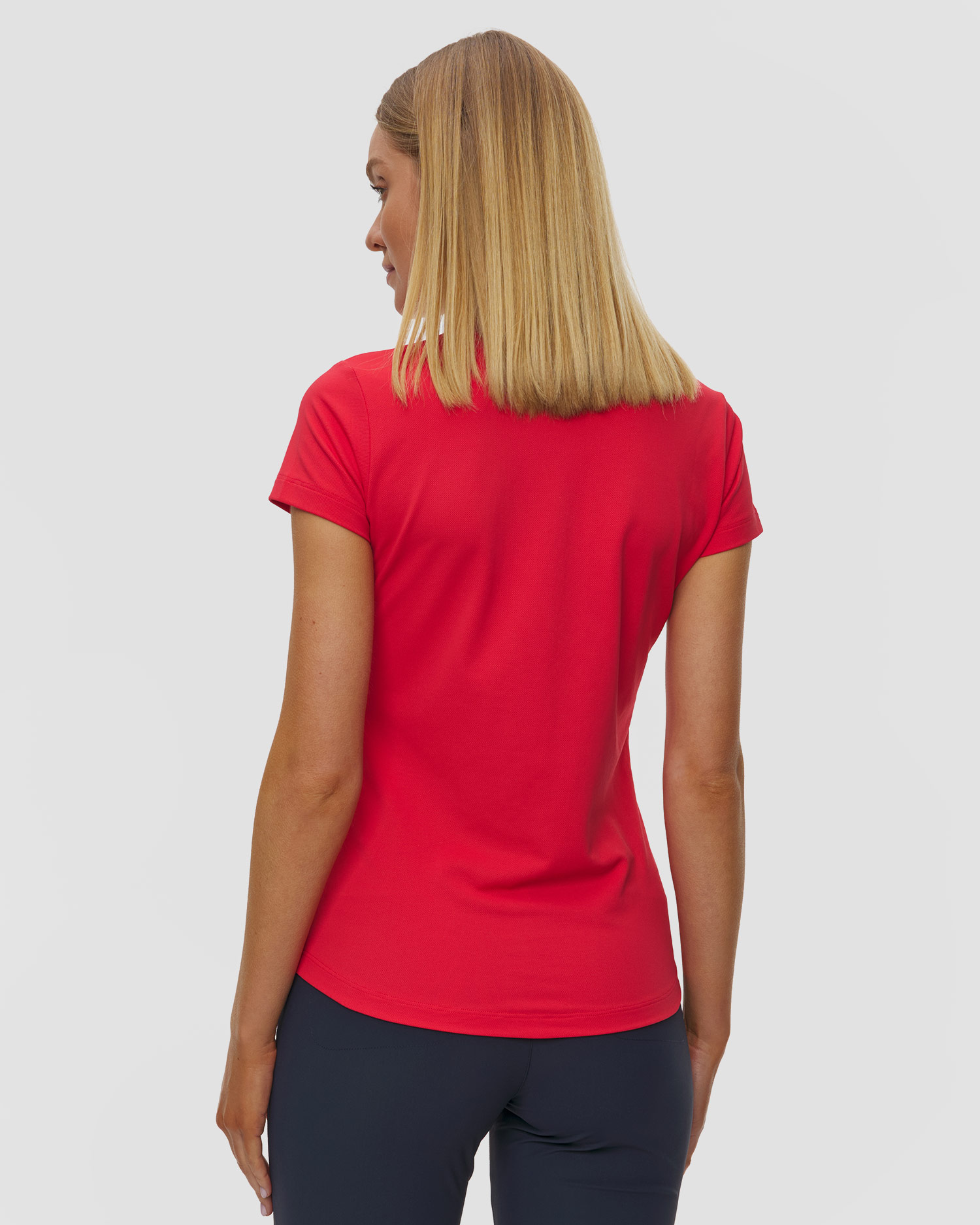 Czerwone polo damskie Chervo Astrid