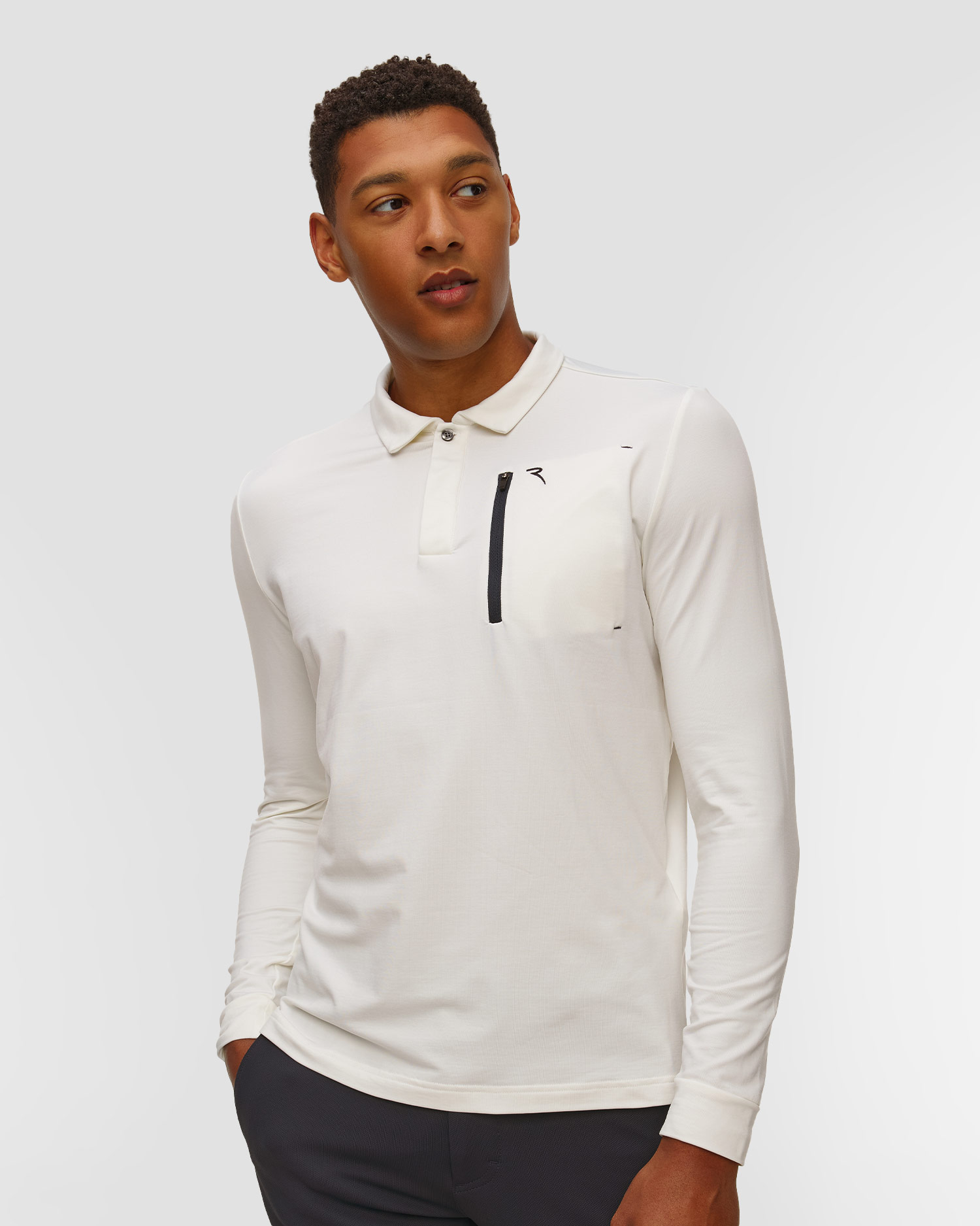 Polo pour hommes Chervo Azteco, Couleur: Beżowy,Biały