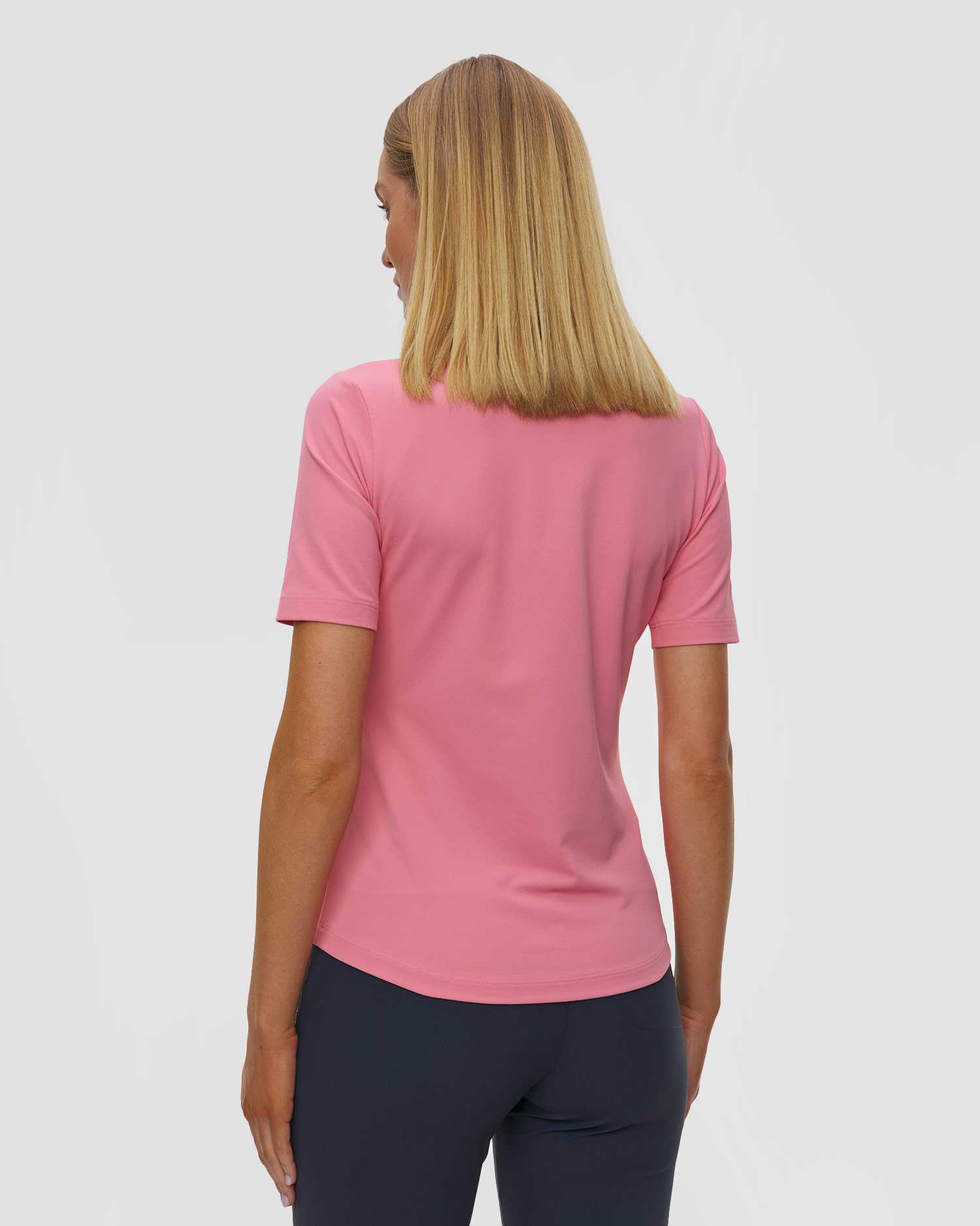 Women's pink polo Chervo Aures
