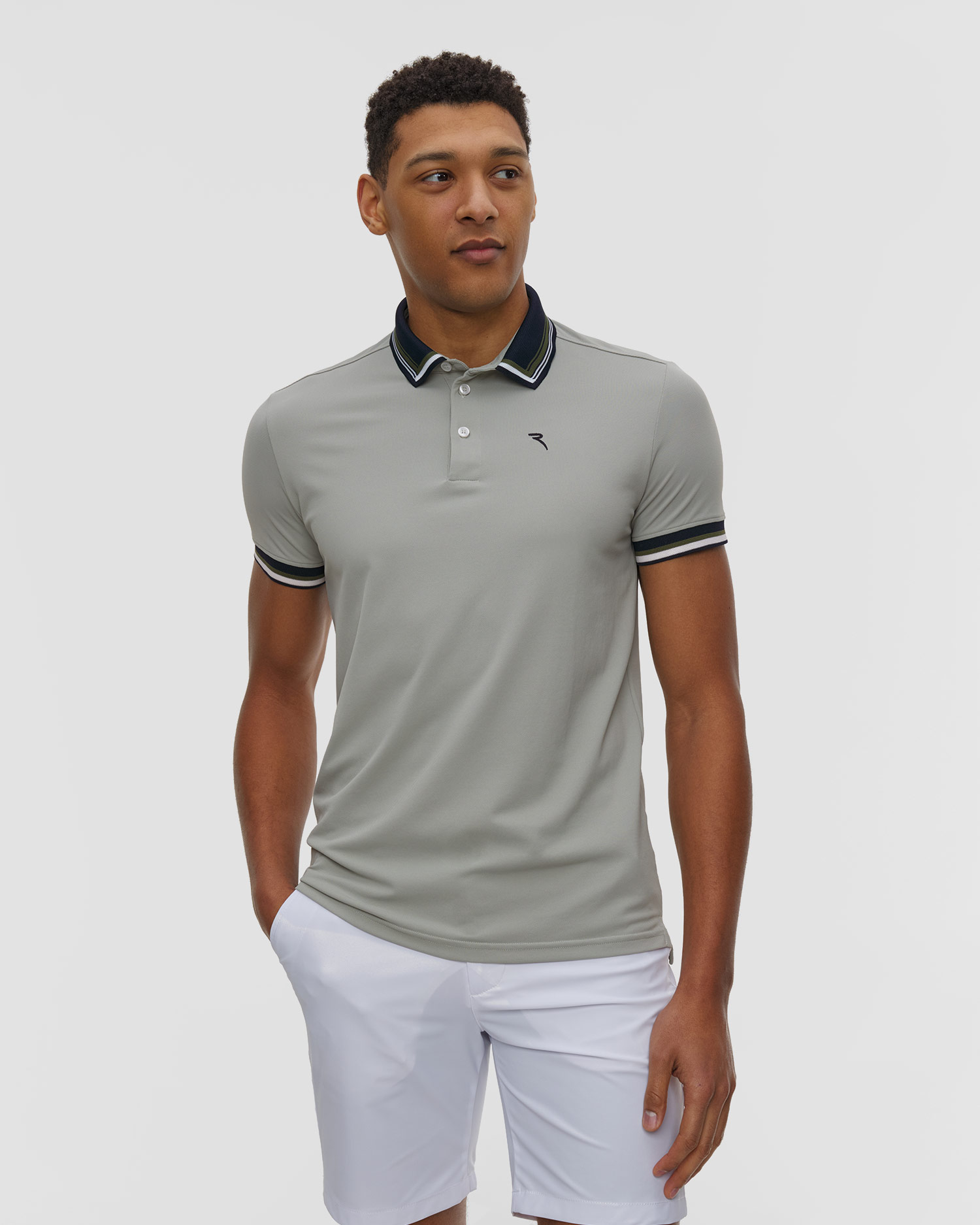 Polo pour hommes Chervo Astor, Couleur: Szary