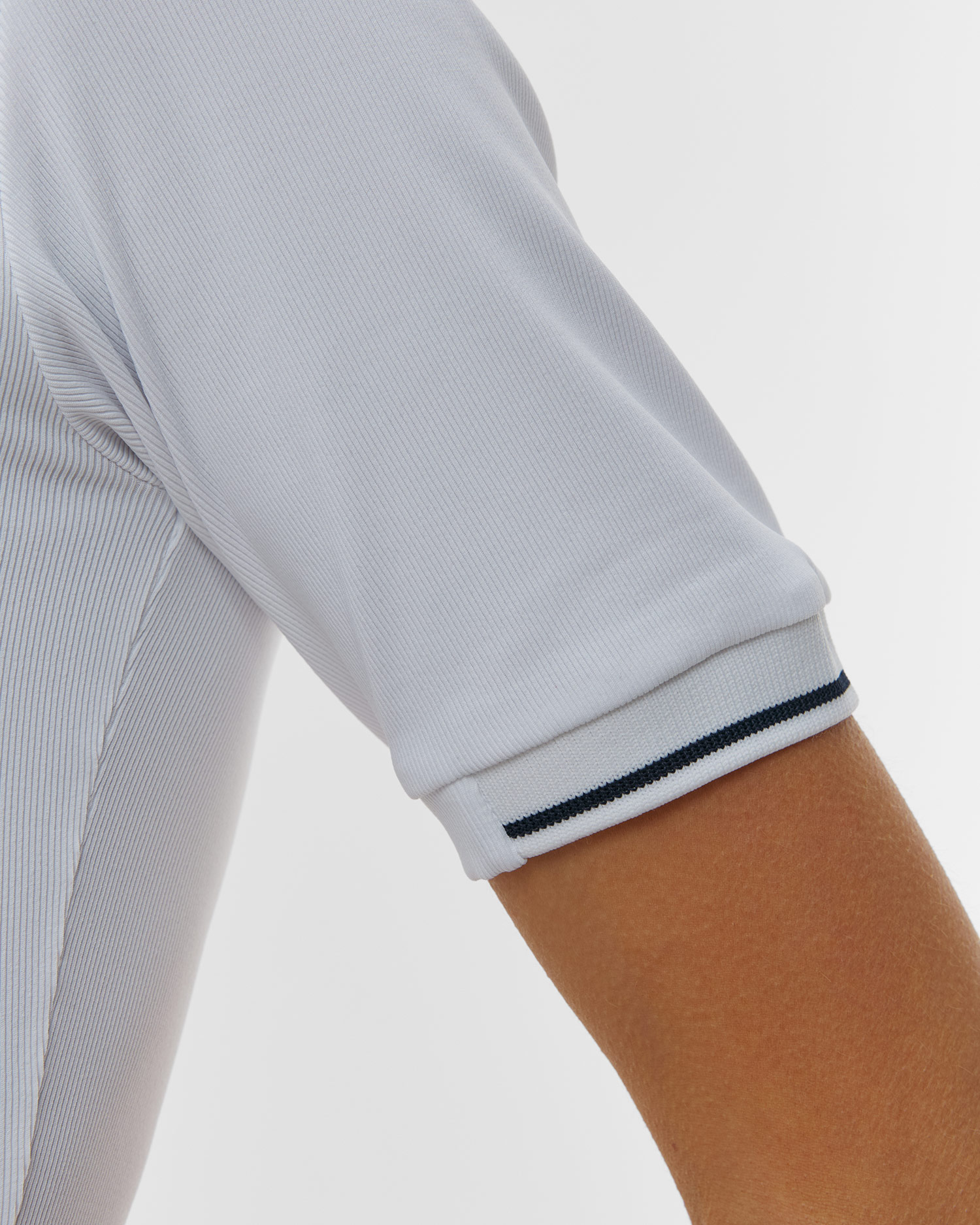 Women's white polo Chervo Aiza