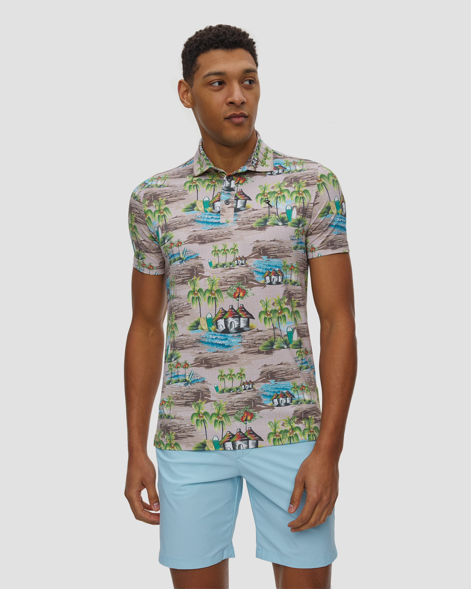 Polo pour hommes Chervo Agree, Couleur: Multikolor,Print