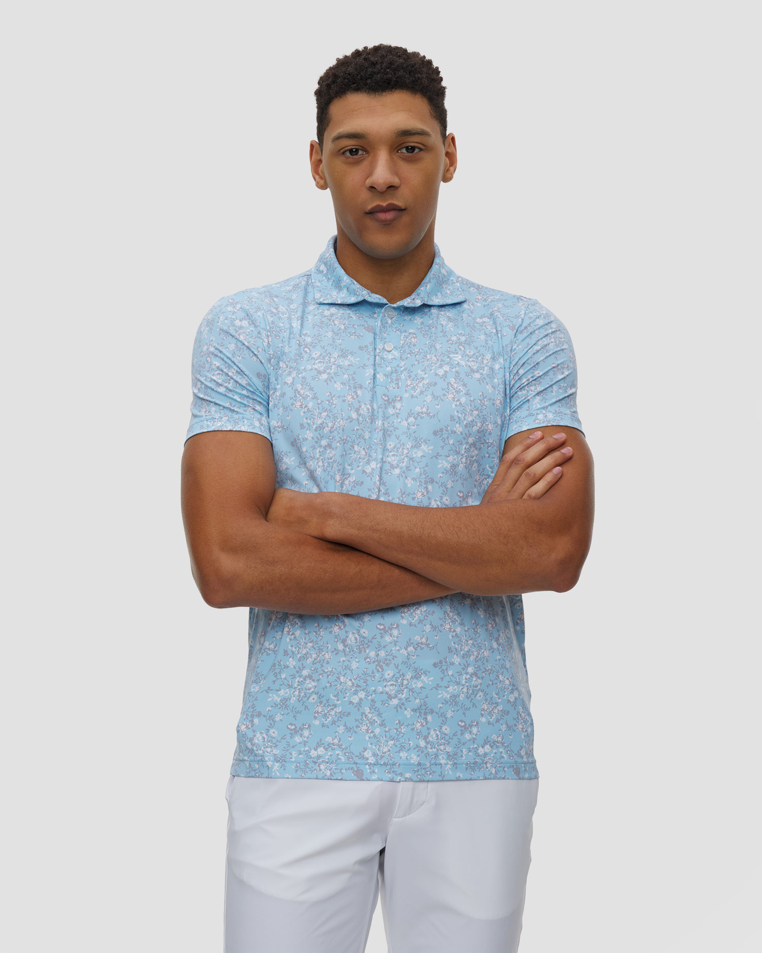 Polo pour hommes Chervo Agree, Couleur: Niebieski,Print