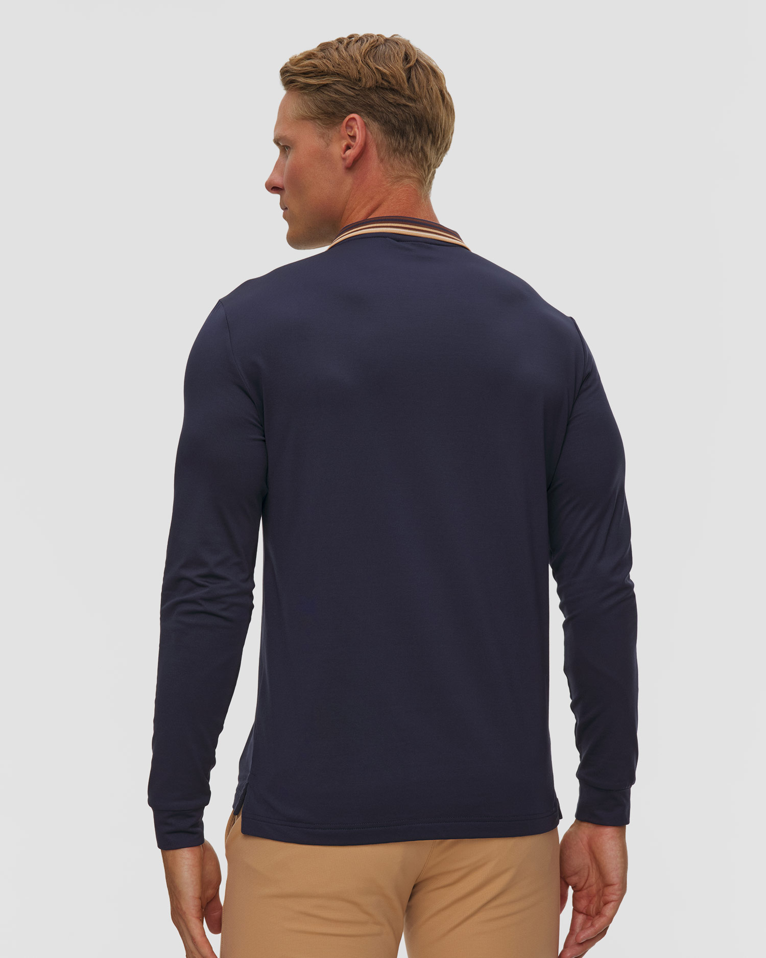 Chervo Arborio Herren-Poloshirt mit langen Ärmeln