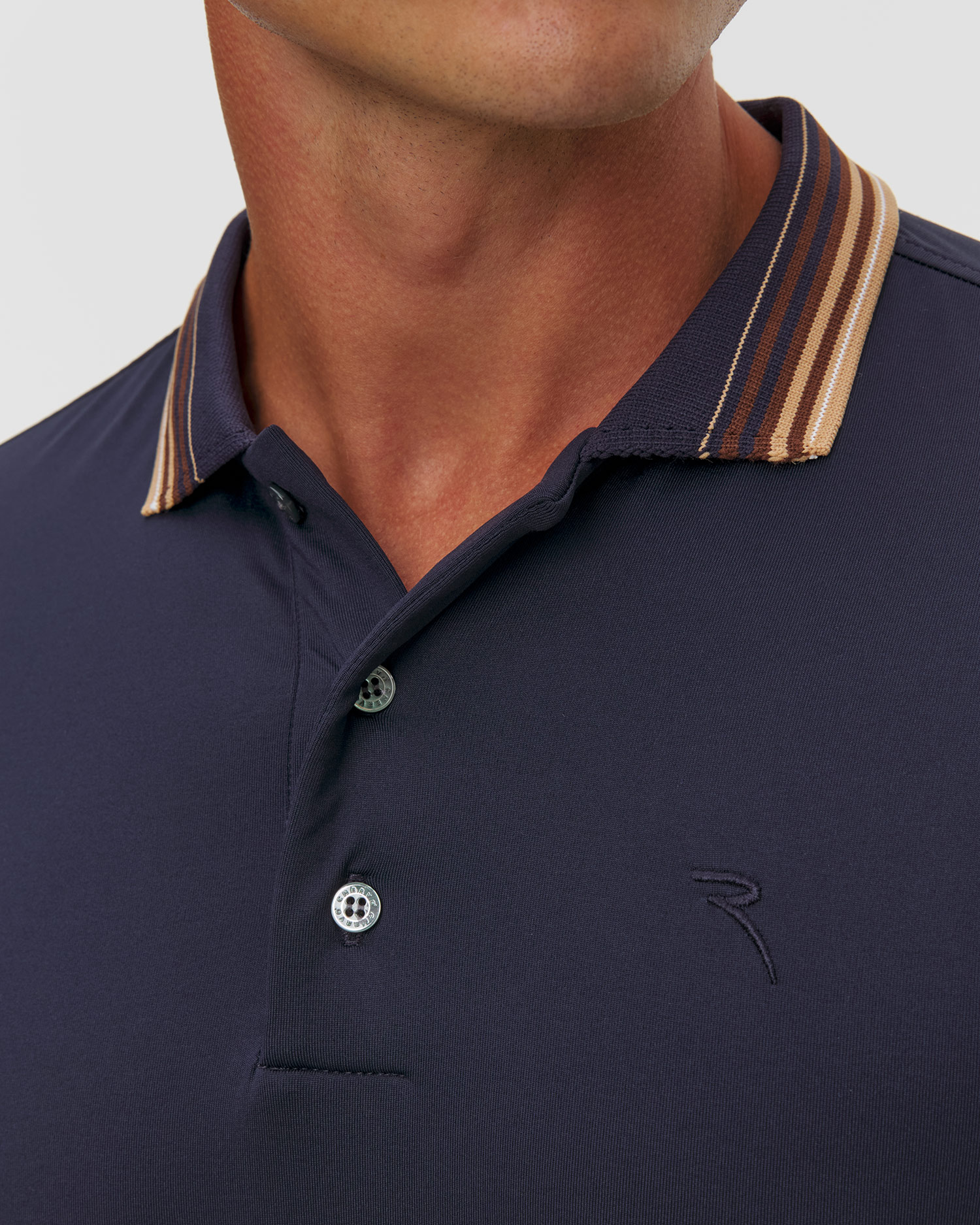 Chervo Arborio Herren-Poloshirt mit langen Ärmeln