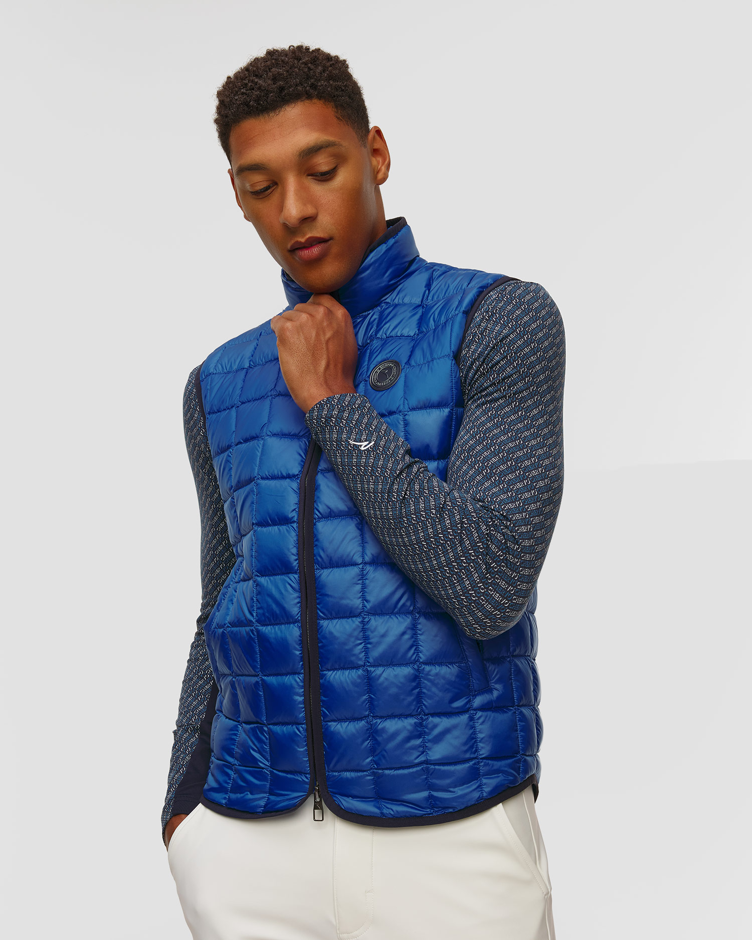 Gilet ultraléger pour hommes Chervo Estremo, Couleur: Niebieski