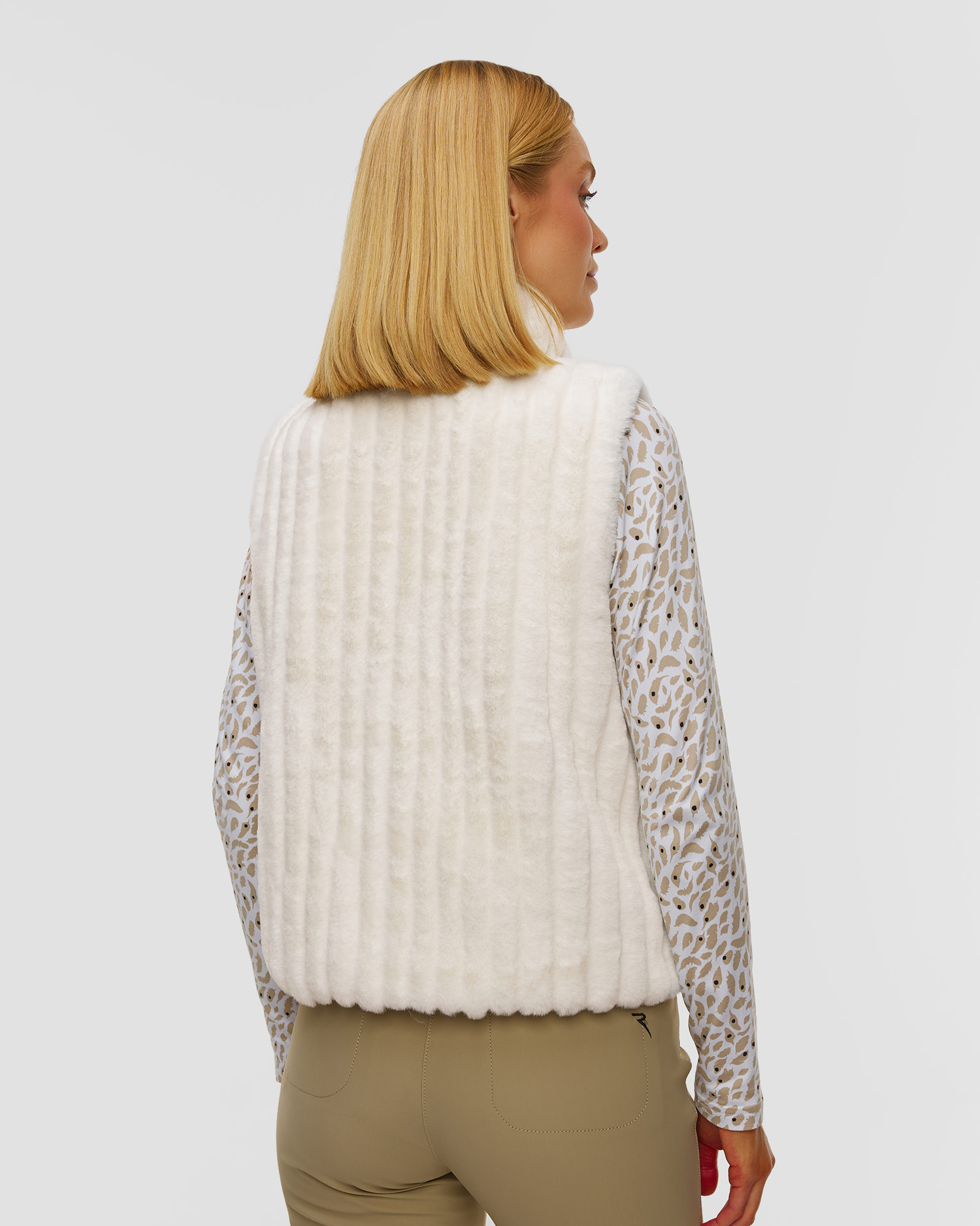 Double-sided waistcoat with fur Chervo Export