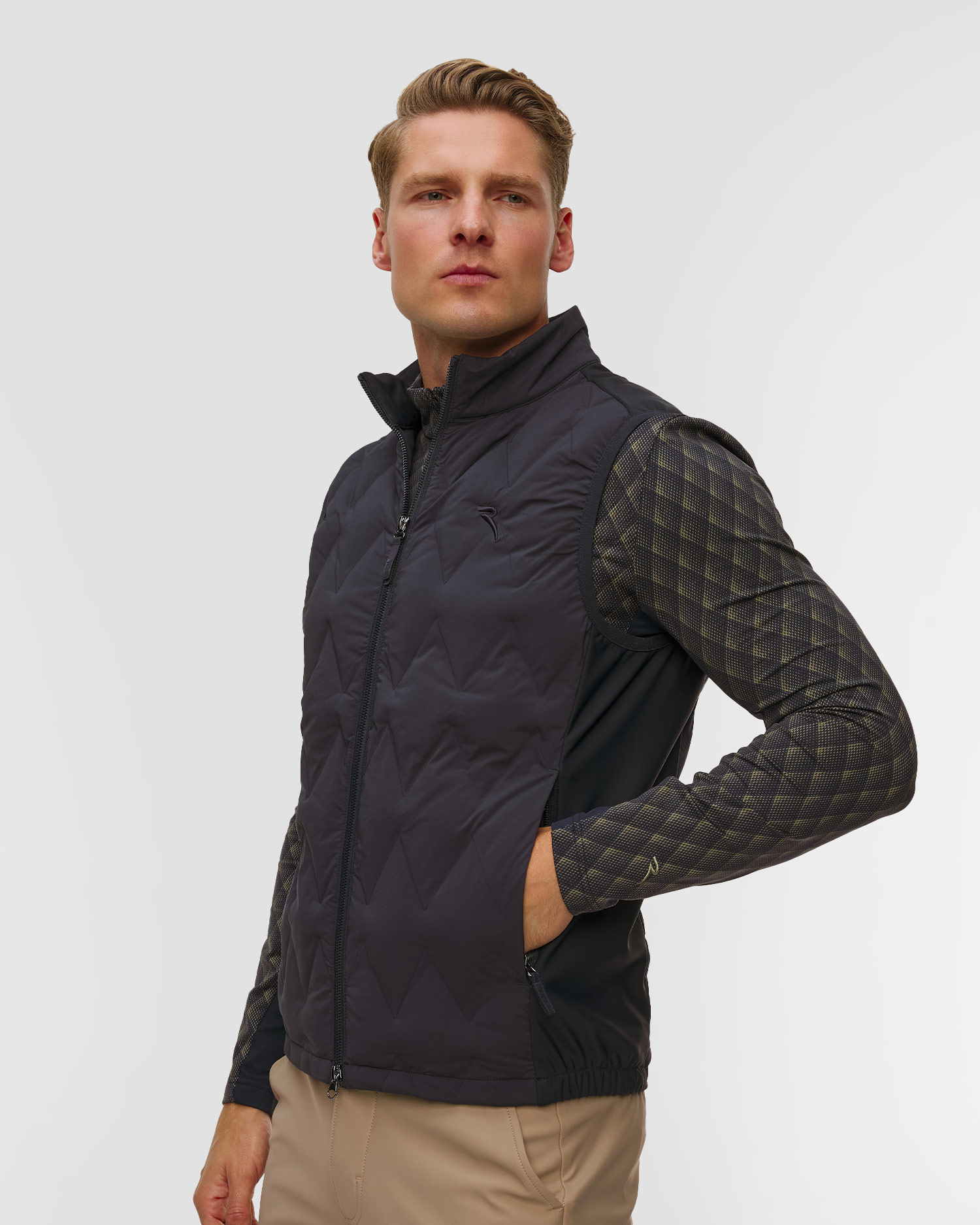 Men's navy blue gilet Chervo Esattore
