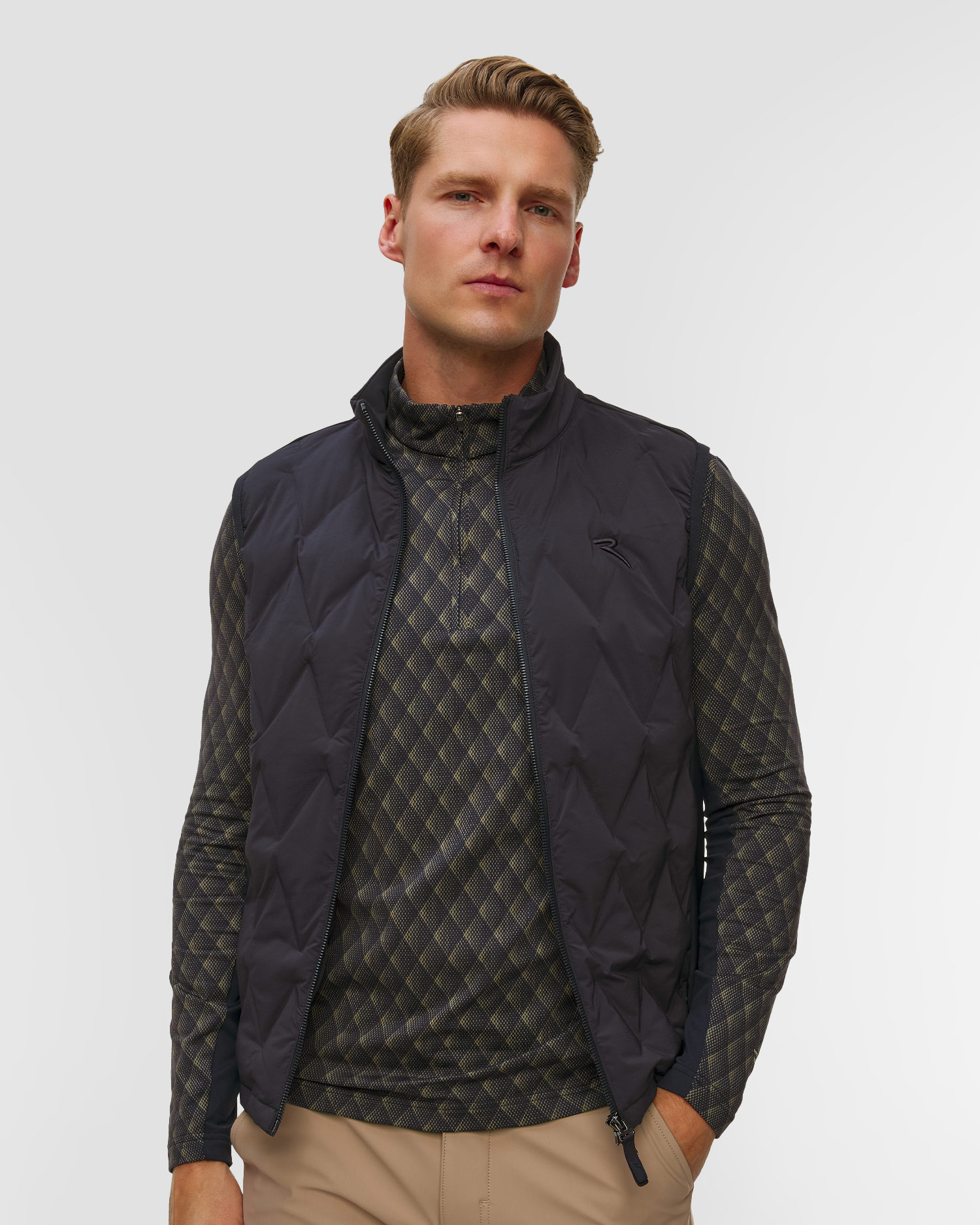 Granatowa kamizelka męska Chervo Esattore