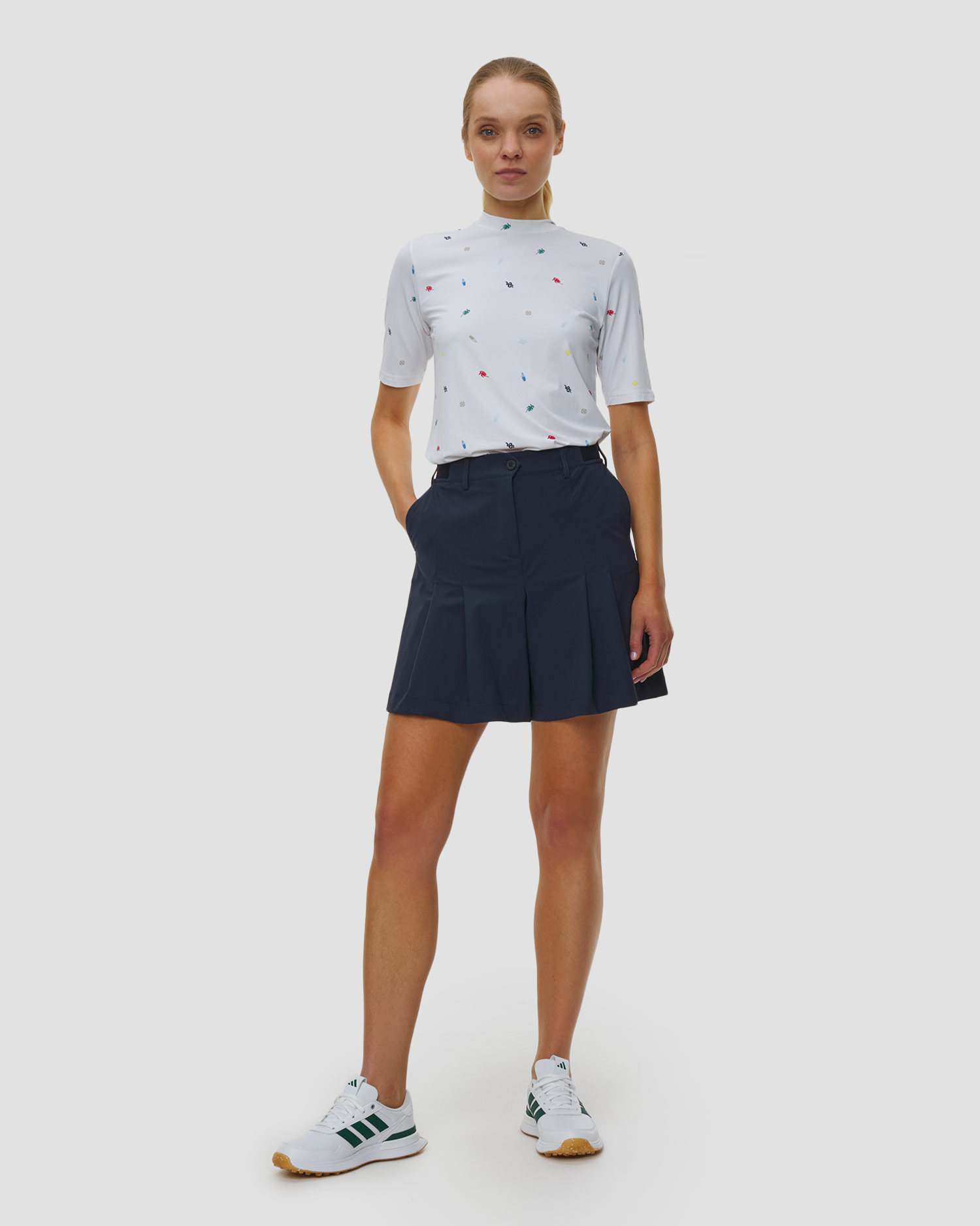 Pantaloni scurți bleumarin pentru femei Chervo Gala