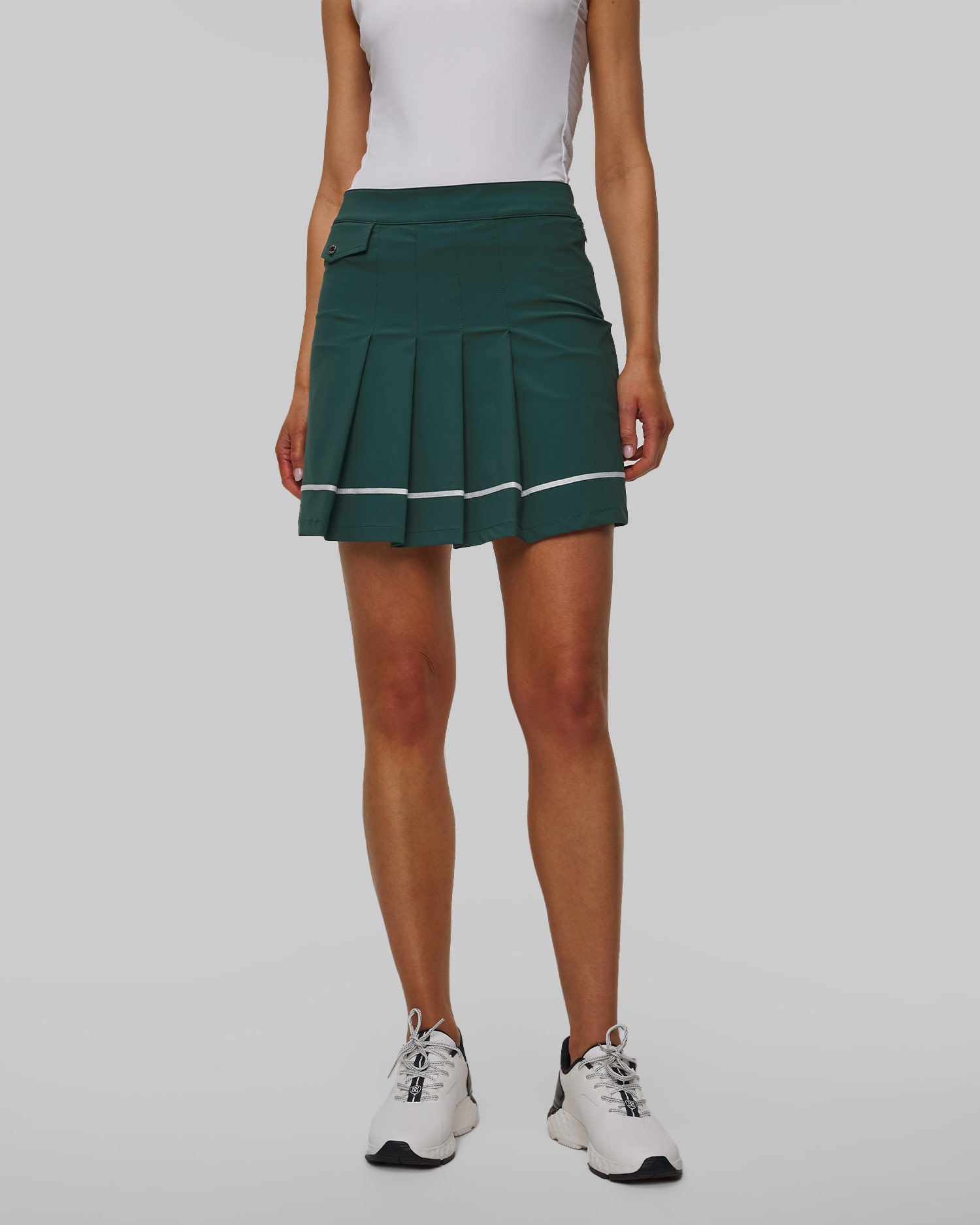 Spódniczka sportowa mini Chervo Japanese, Kolor/Wzór: Zielony