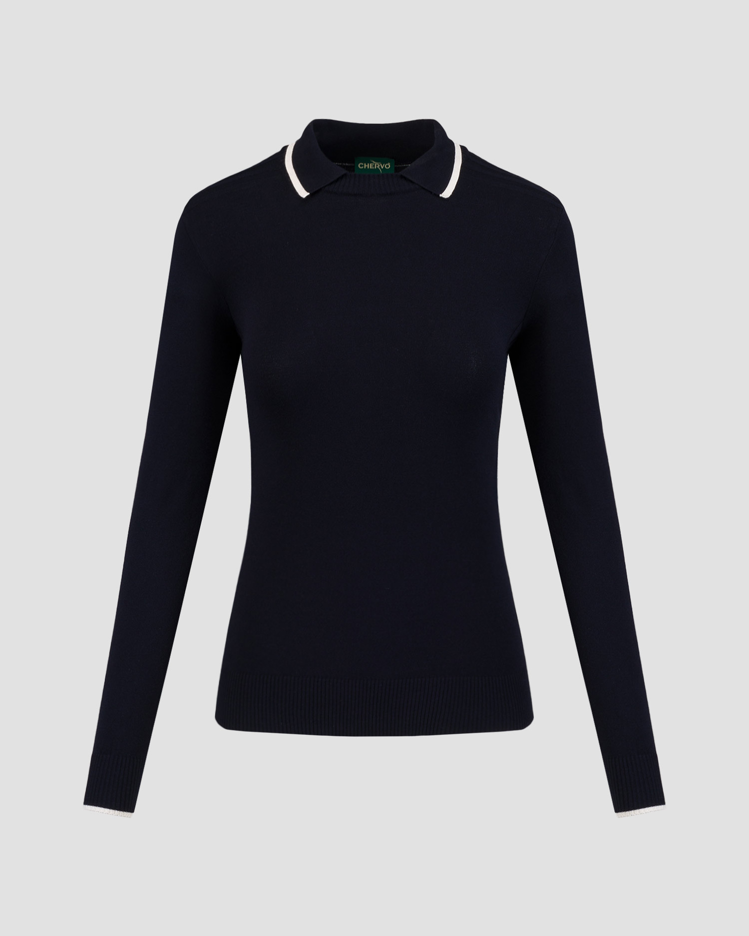 Tricou polo cu mânecă lungă pentru femei Chervo Nolita
