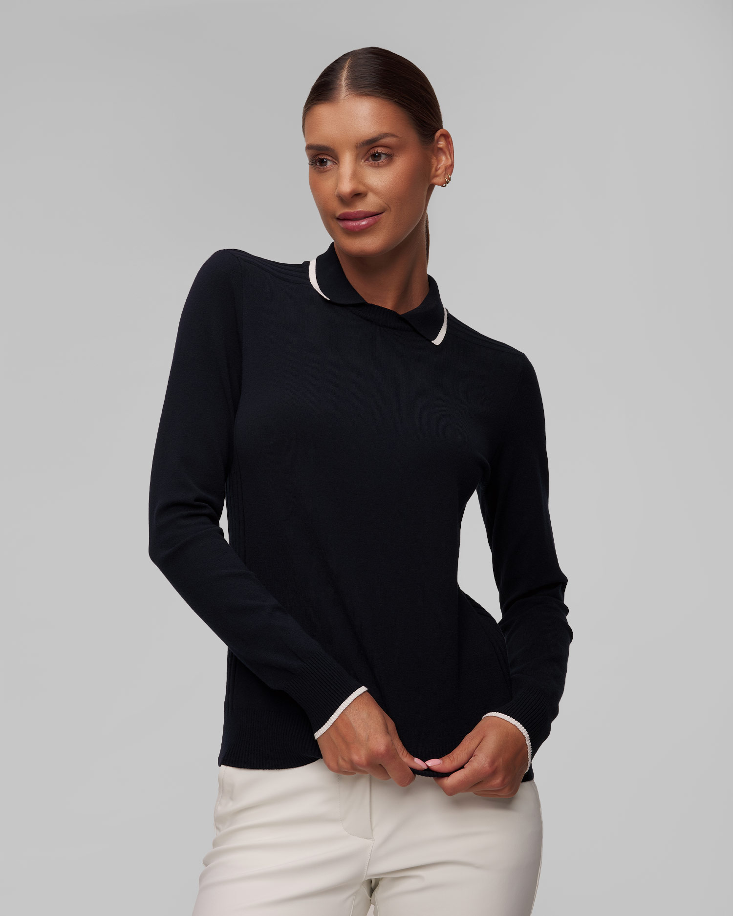 Chervo Nolita Gestricktes Strickpolo für Damen