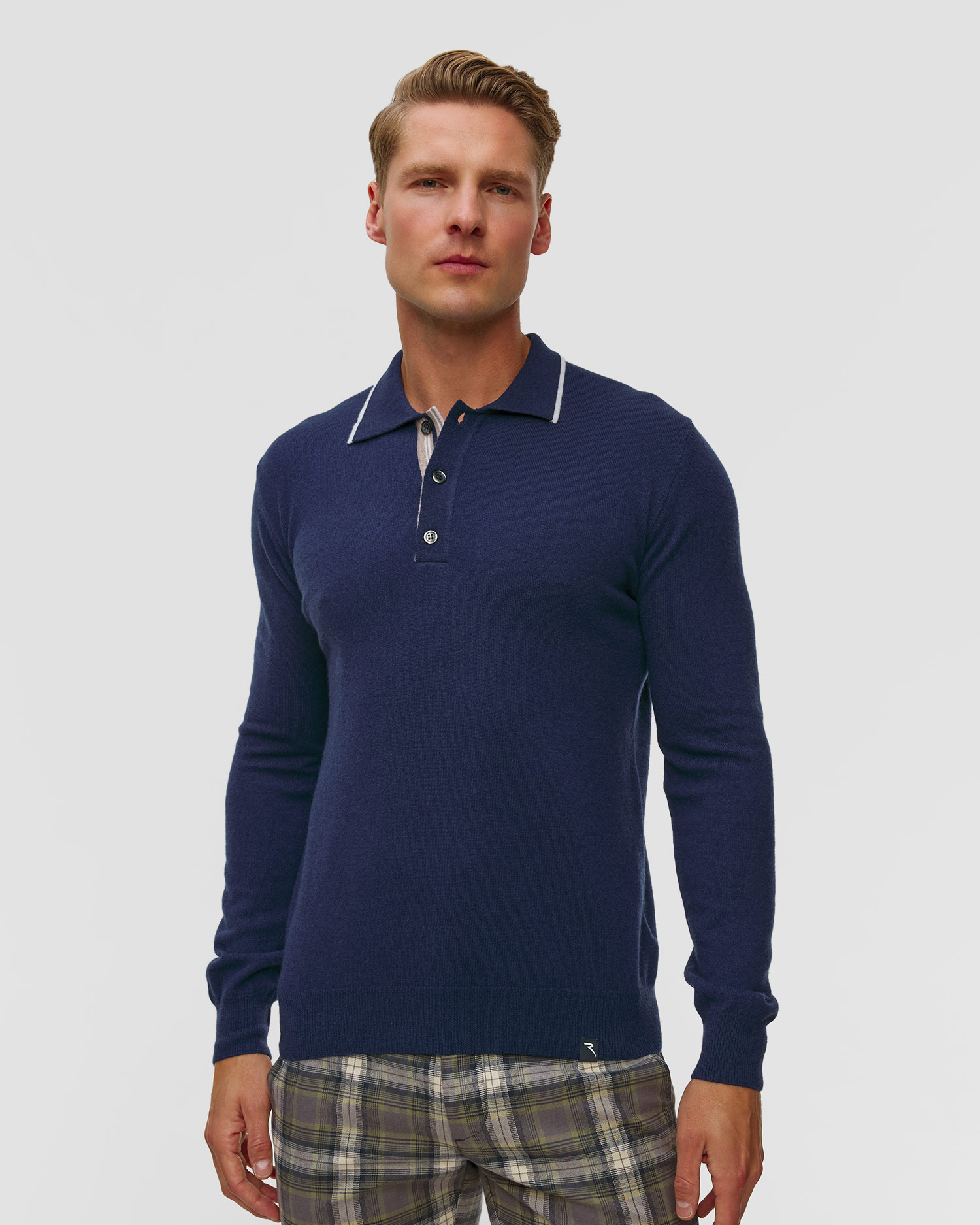 Polo z długim rękawem męskie Chervo Nisko