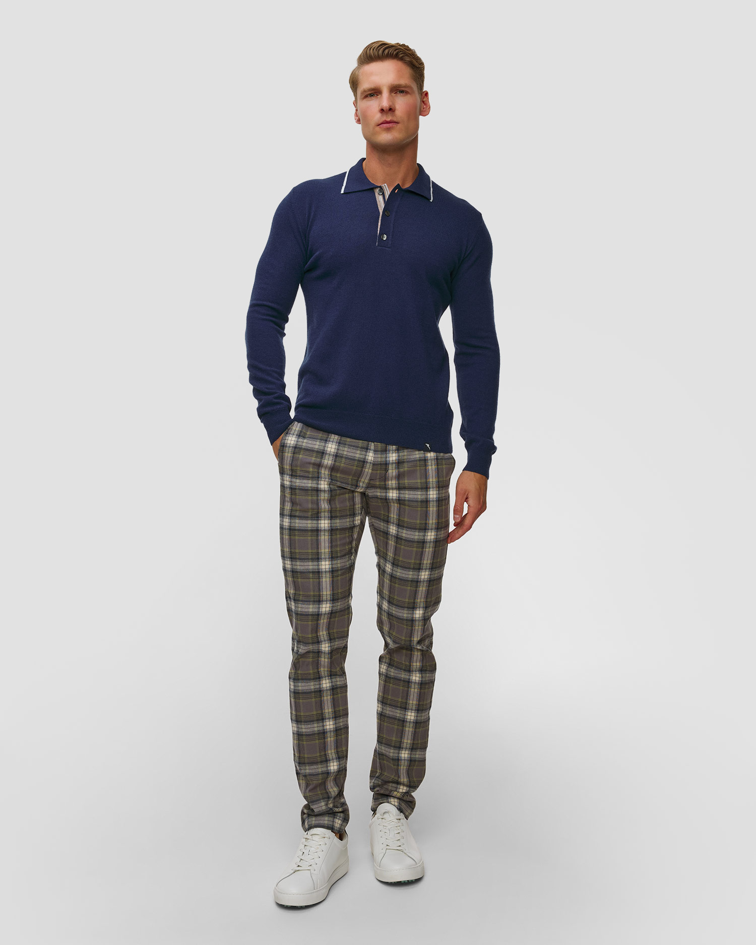 Polo z długim rękawem męskie Chervo Nisko