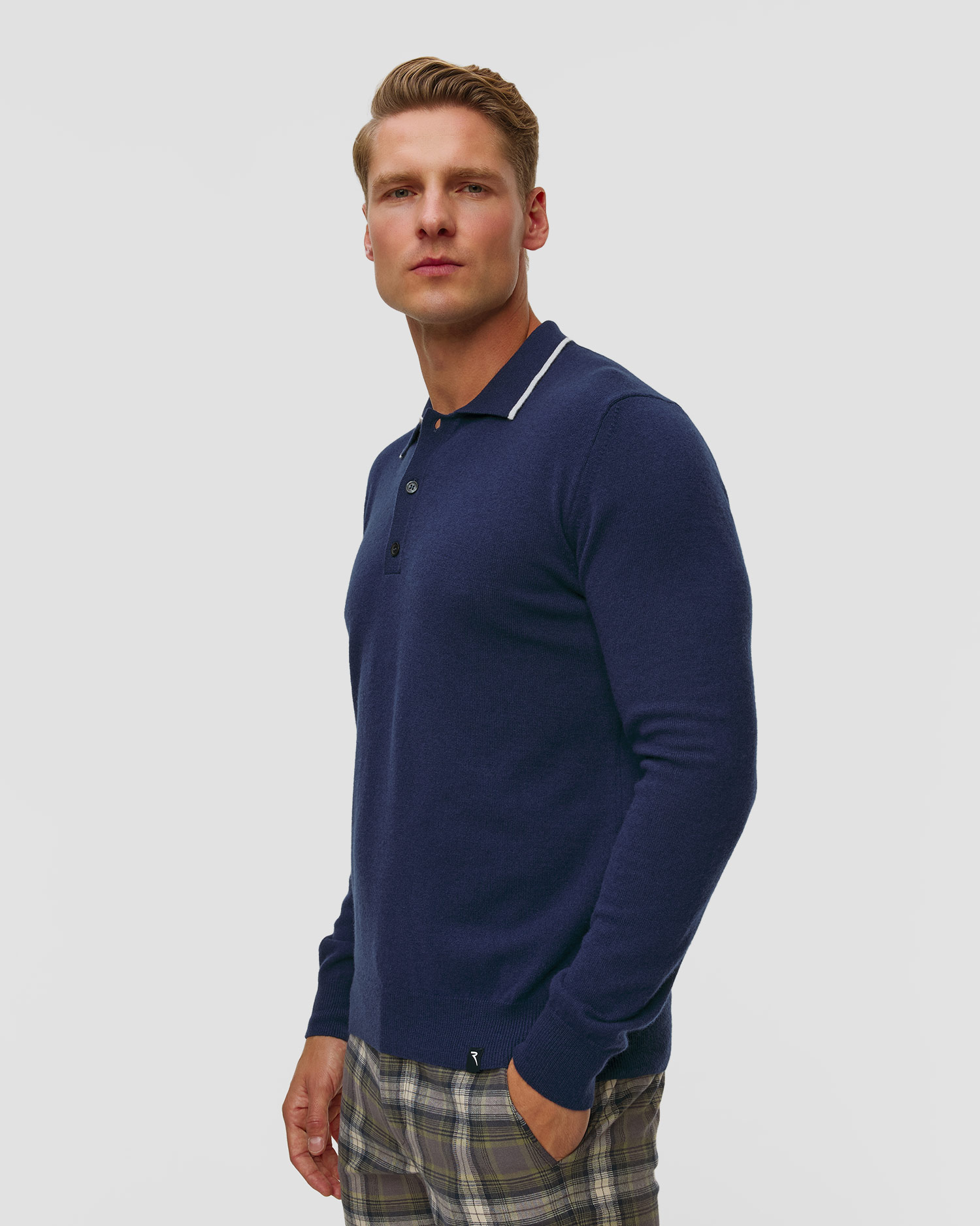 Polo z długim rękawem męskie Chervo Nisko