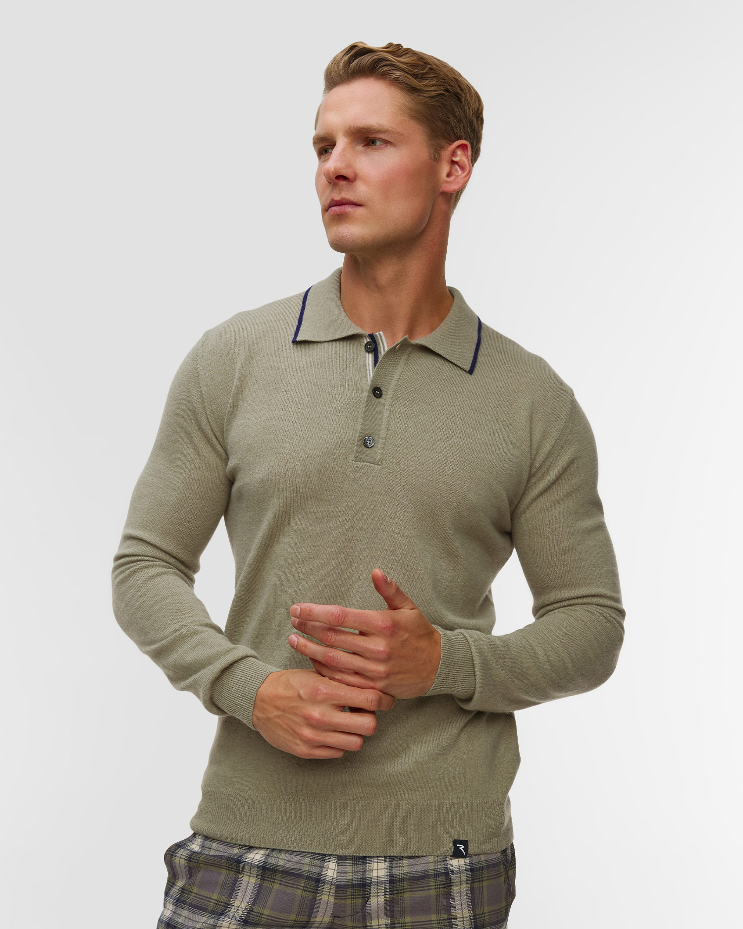 Polo z długim rękawem męskie Chervo Nisko