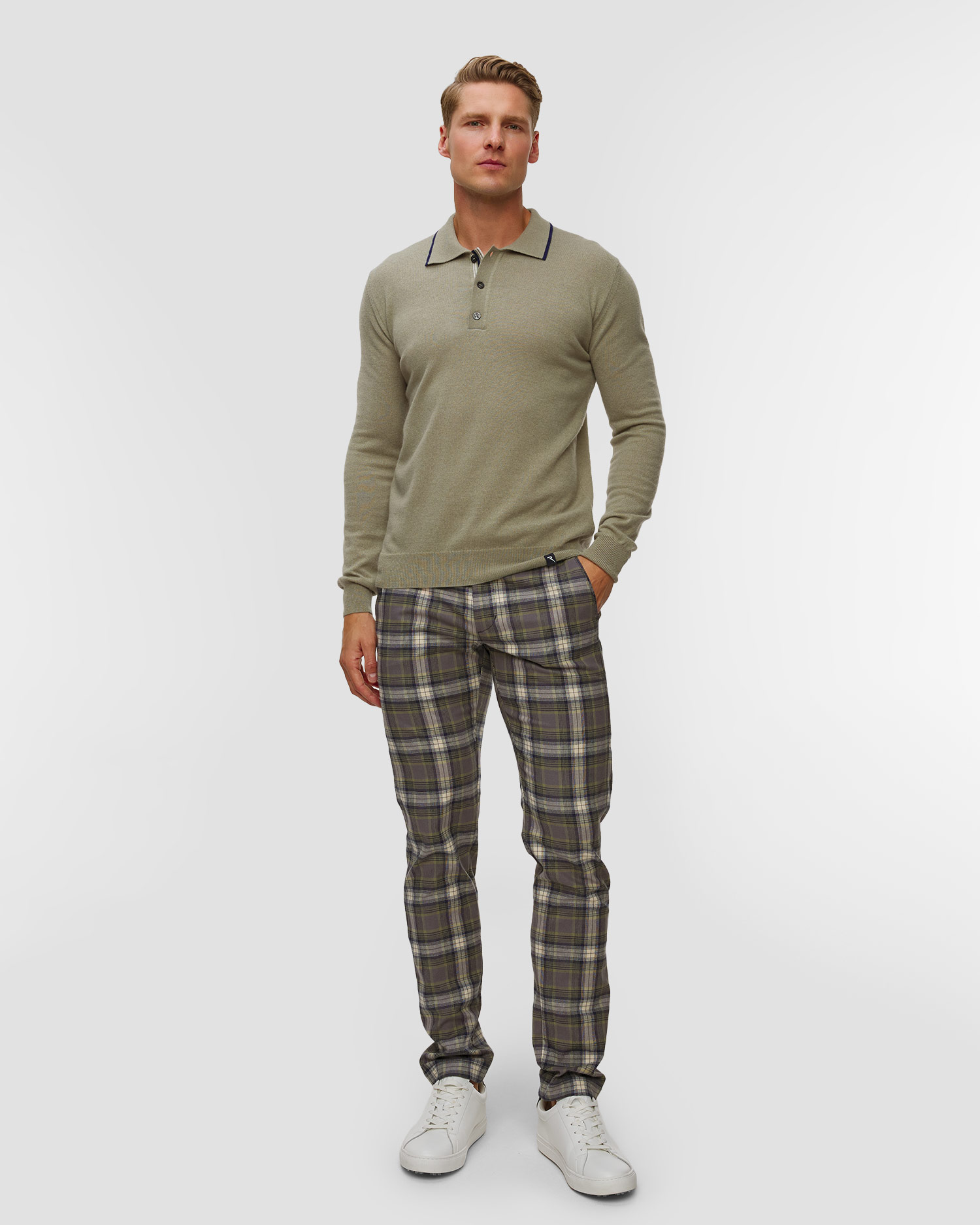 Polo z długim rękawem męskie Chervo Nisko