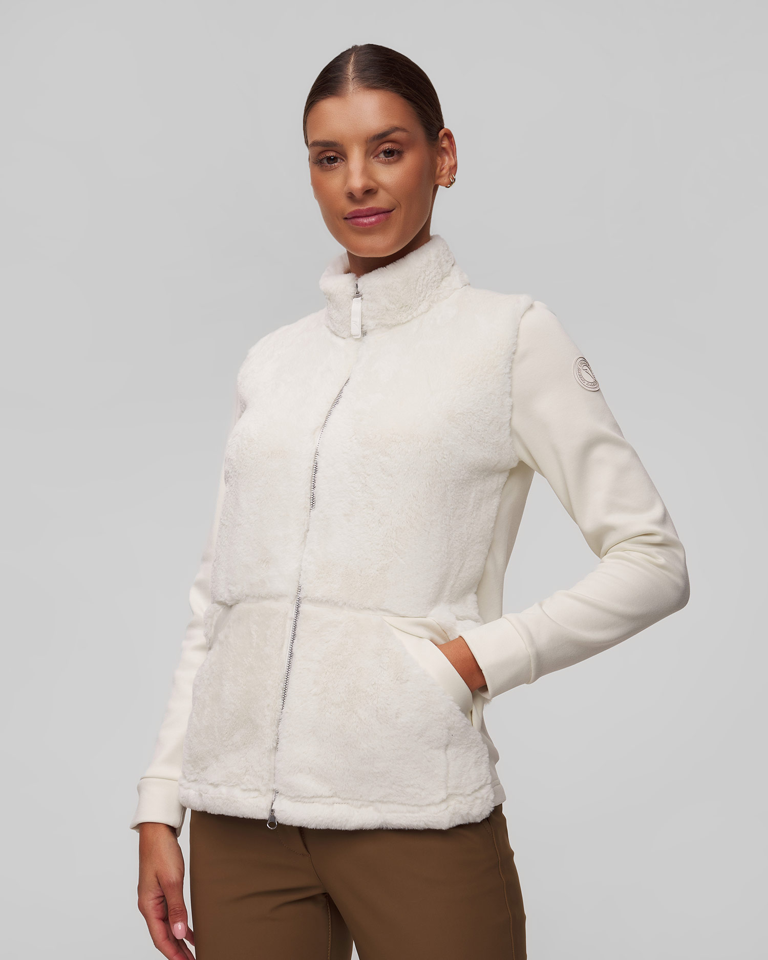 Bluza din blană pentru femei Chervo Petruska