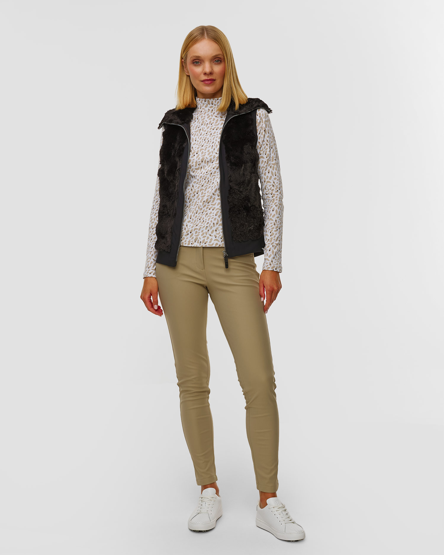 Women's fur waistcoat Chervo Paid