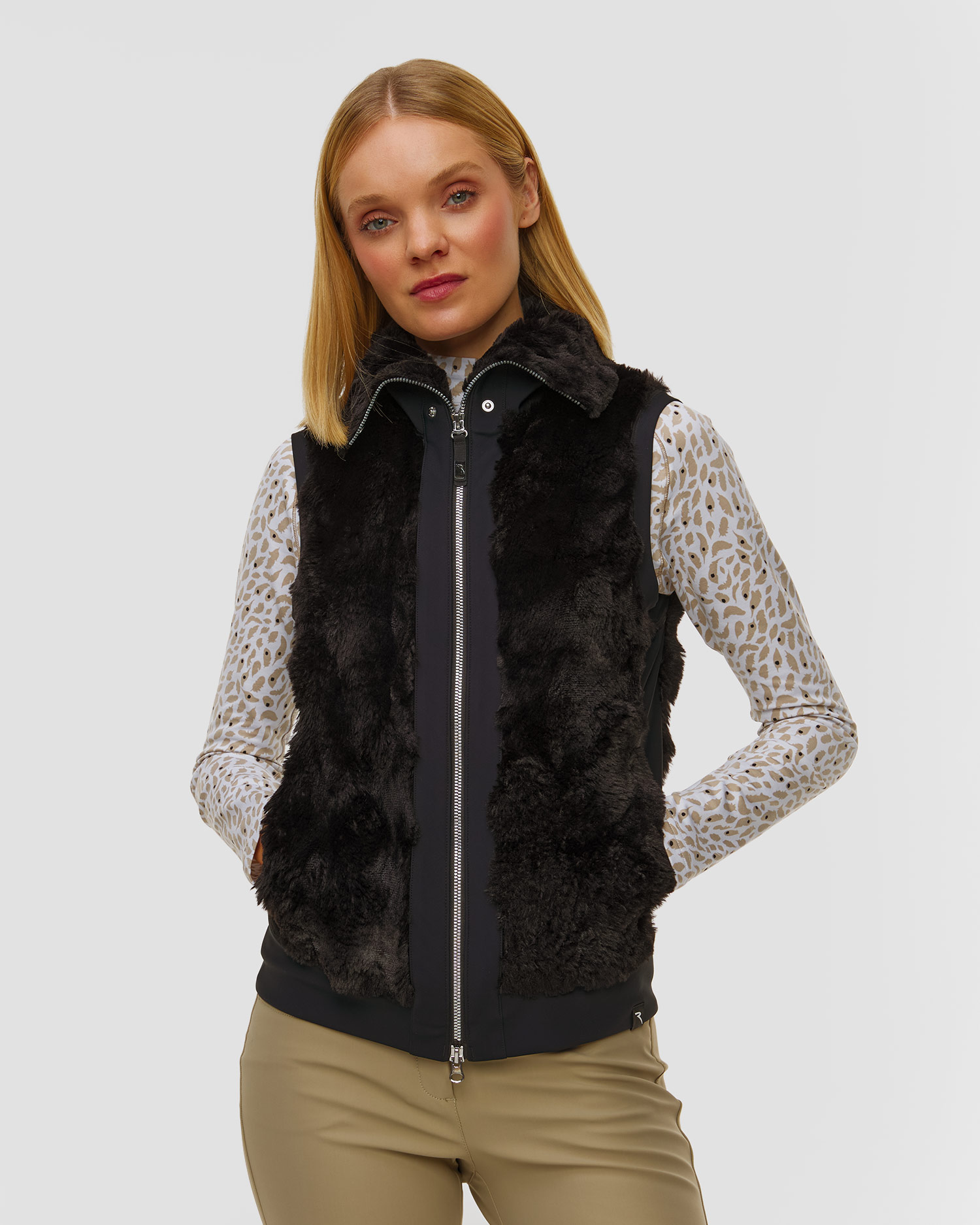 Women's fur waistcoat Chervo Paid