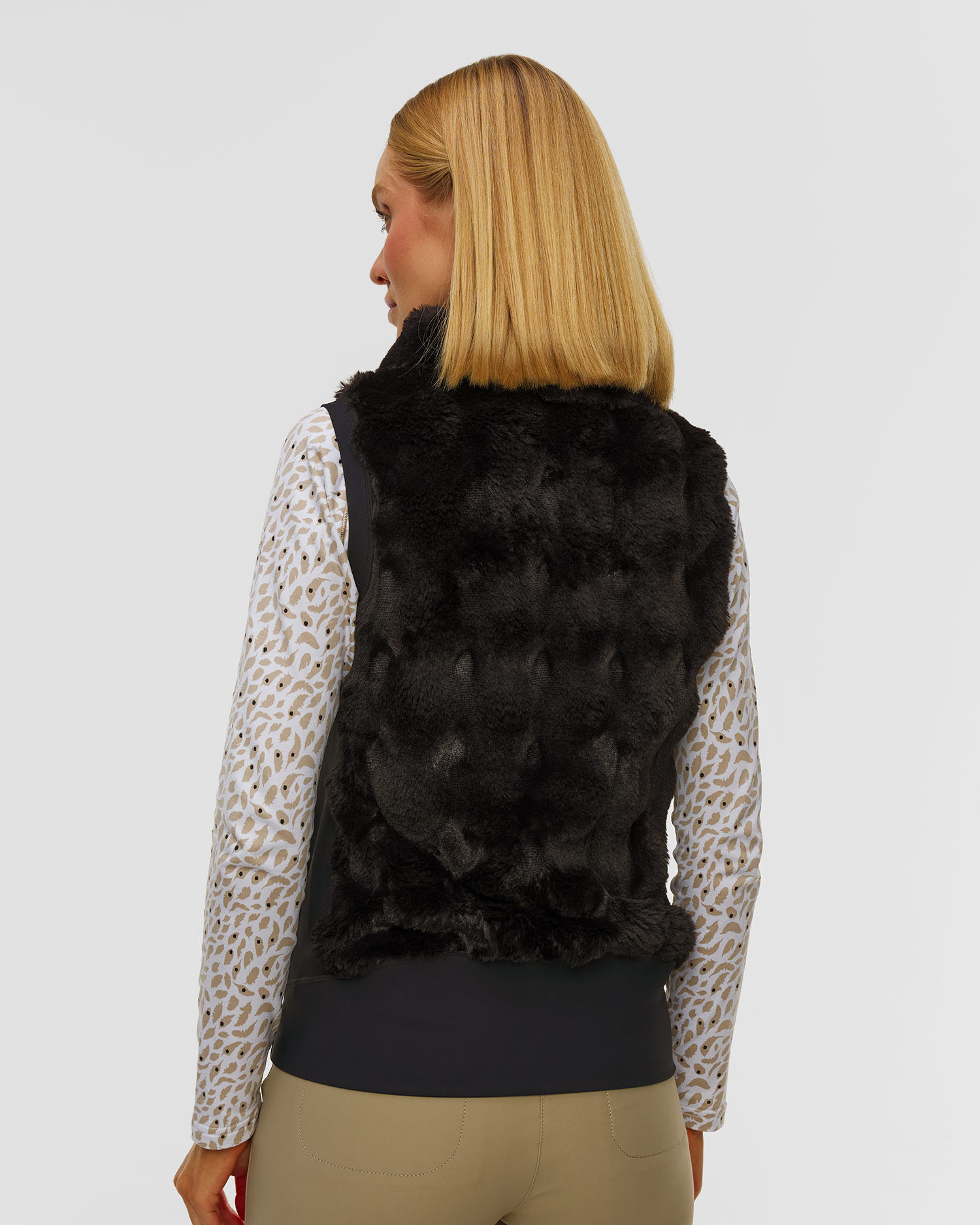Women's fur waistcoat Chervo Paid