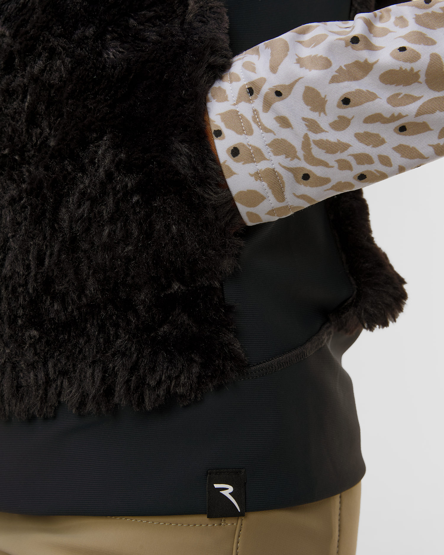 Women's fur waistcoat Chervo Paid