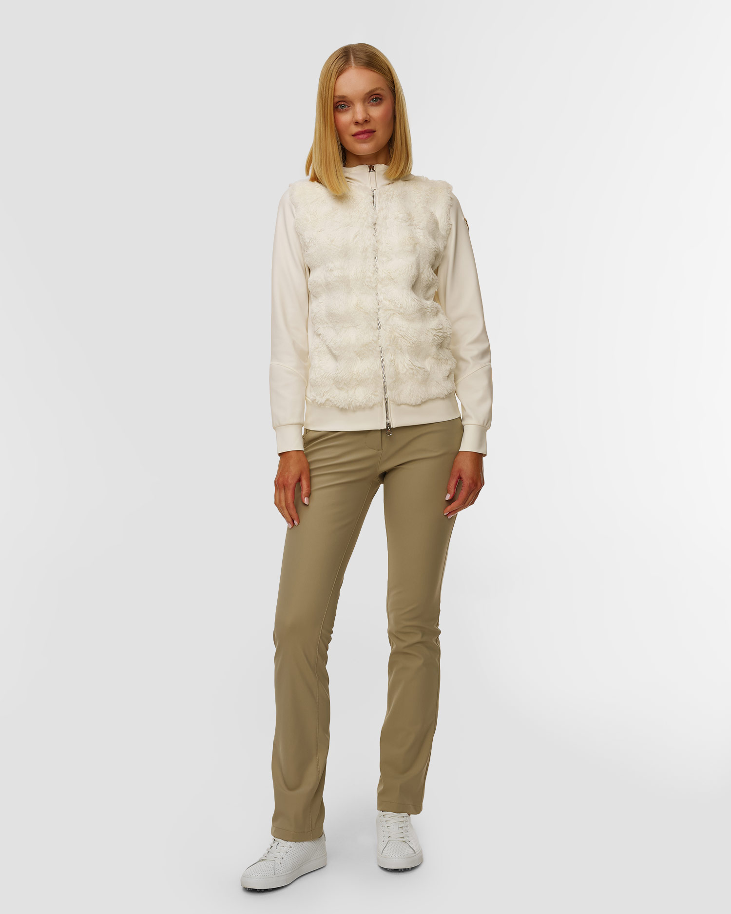 Sweat-shirt hybride en fourrure Chervo Pacifica