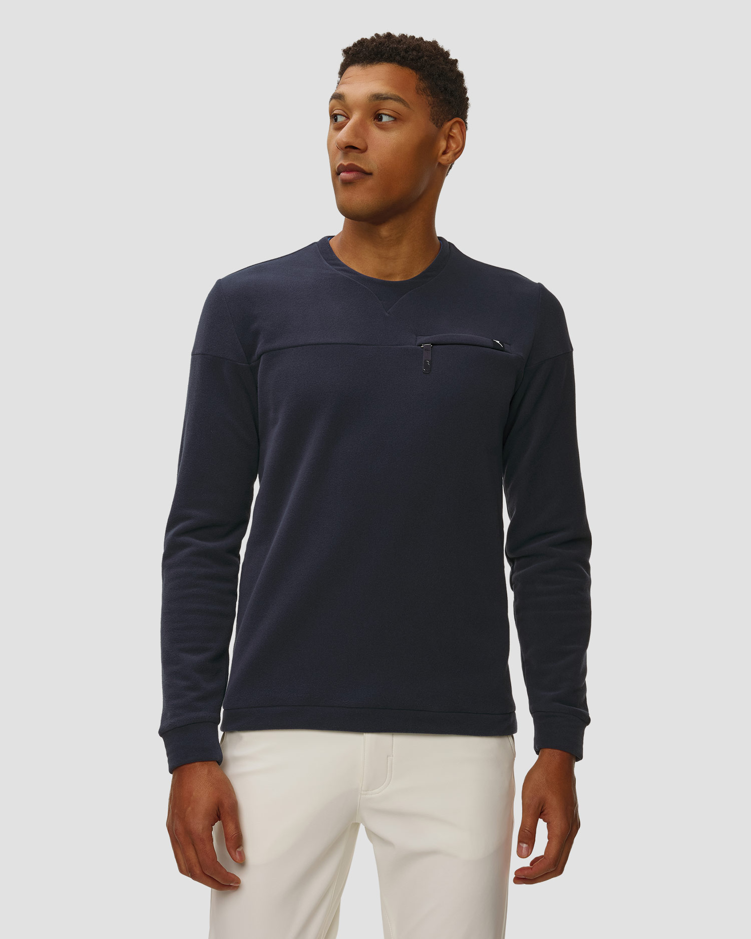 Chervo Paddle Herrenpullover, Farbe/Muster: Granatowy