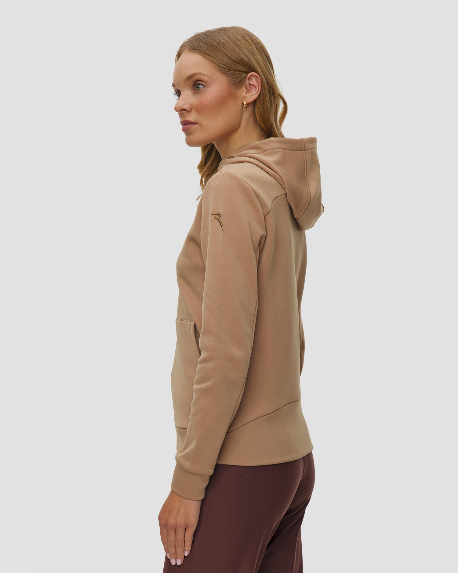 Felpa in pile con cappuccio e zip Chervo Pennsylvania