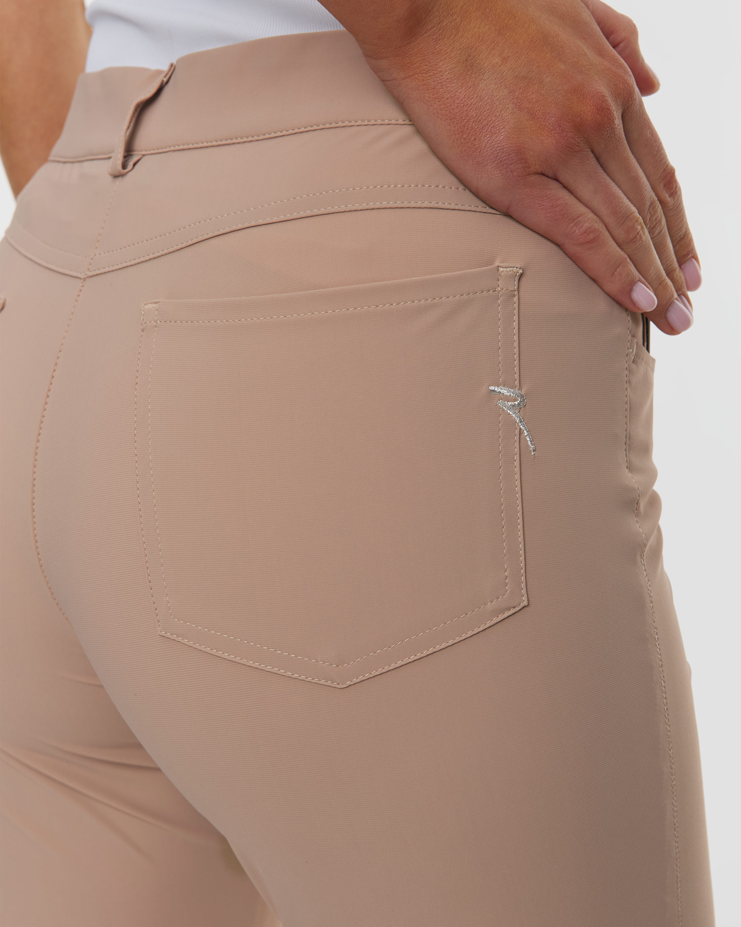 Pantalon beige pour femmes Chervo Silla